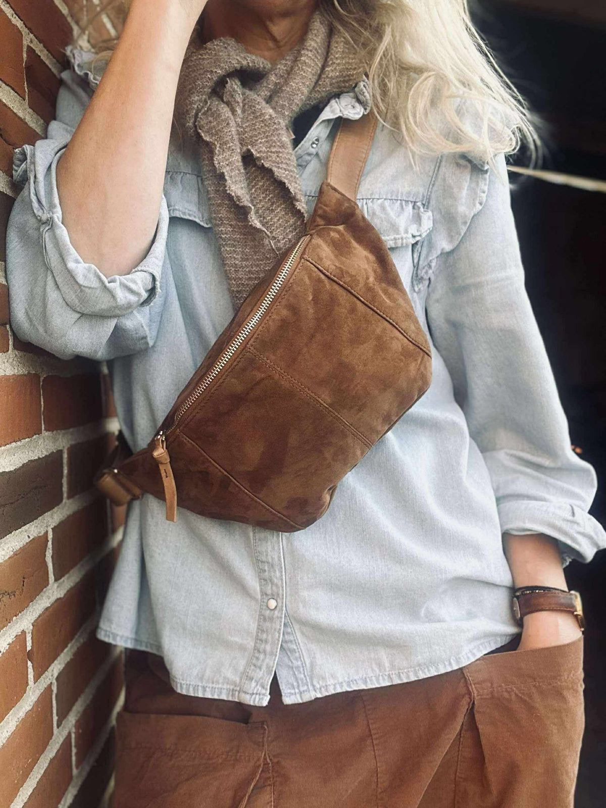 Bumbag JUNE Ruskinn - Caramel