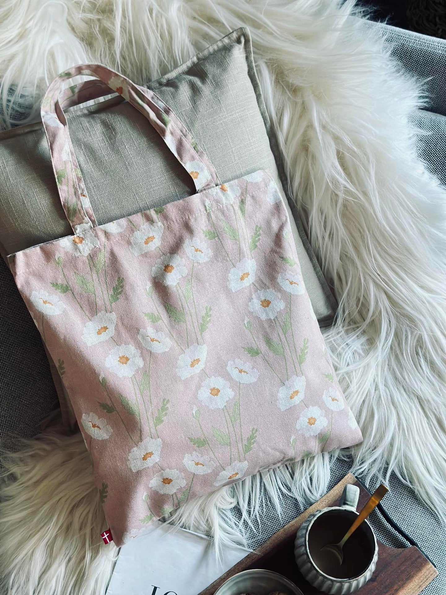 Handleveske Poppy rose