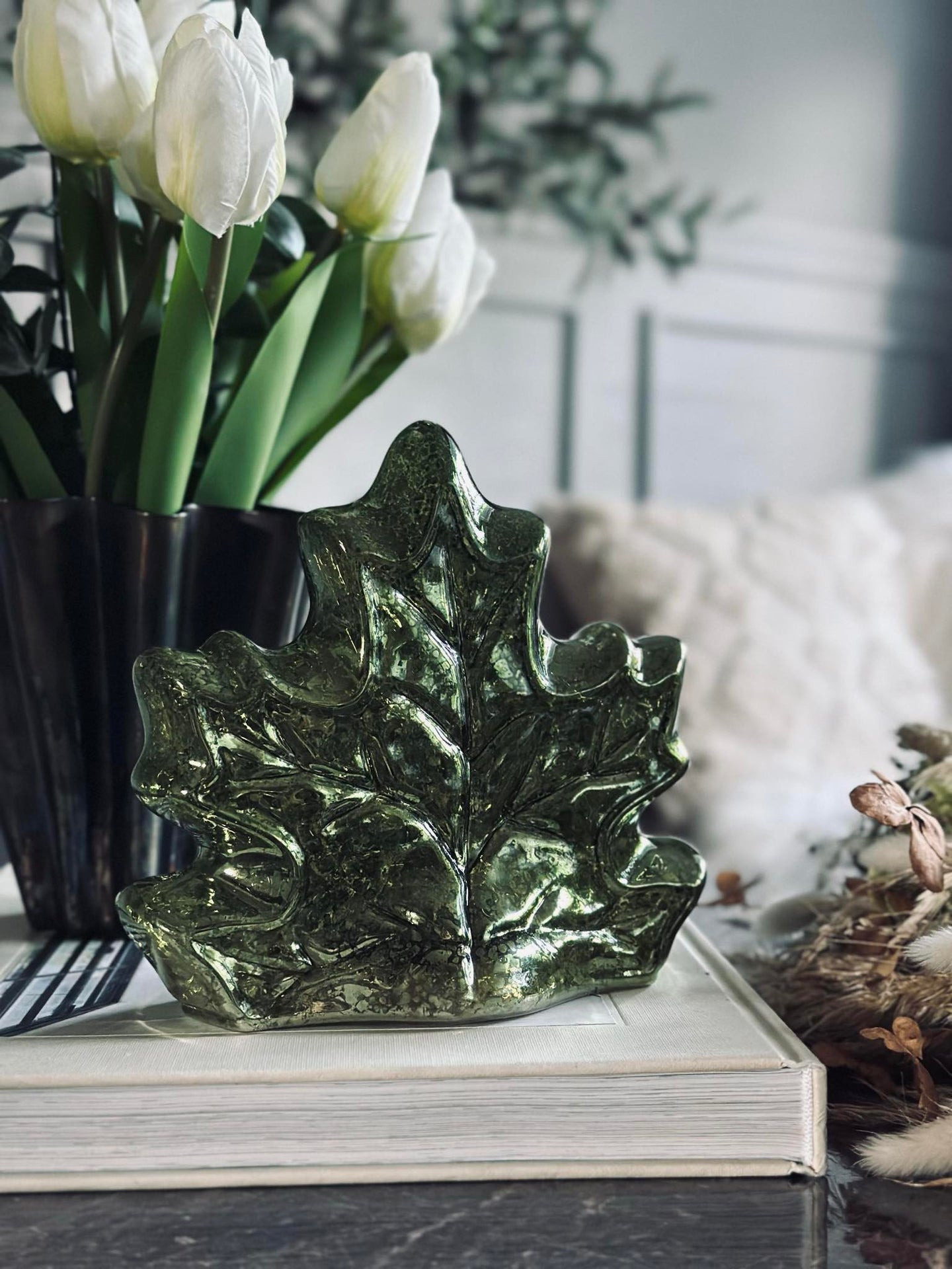 Blad med LED-lys og timer - Flere farger