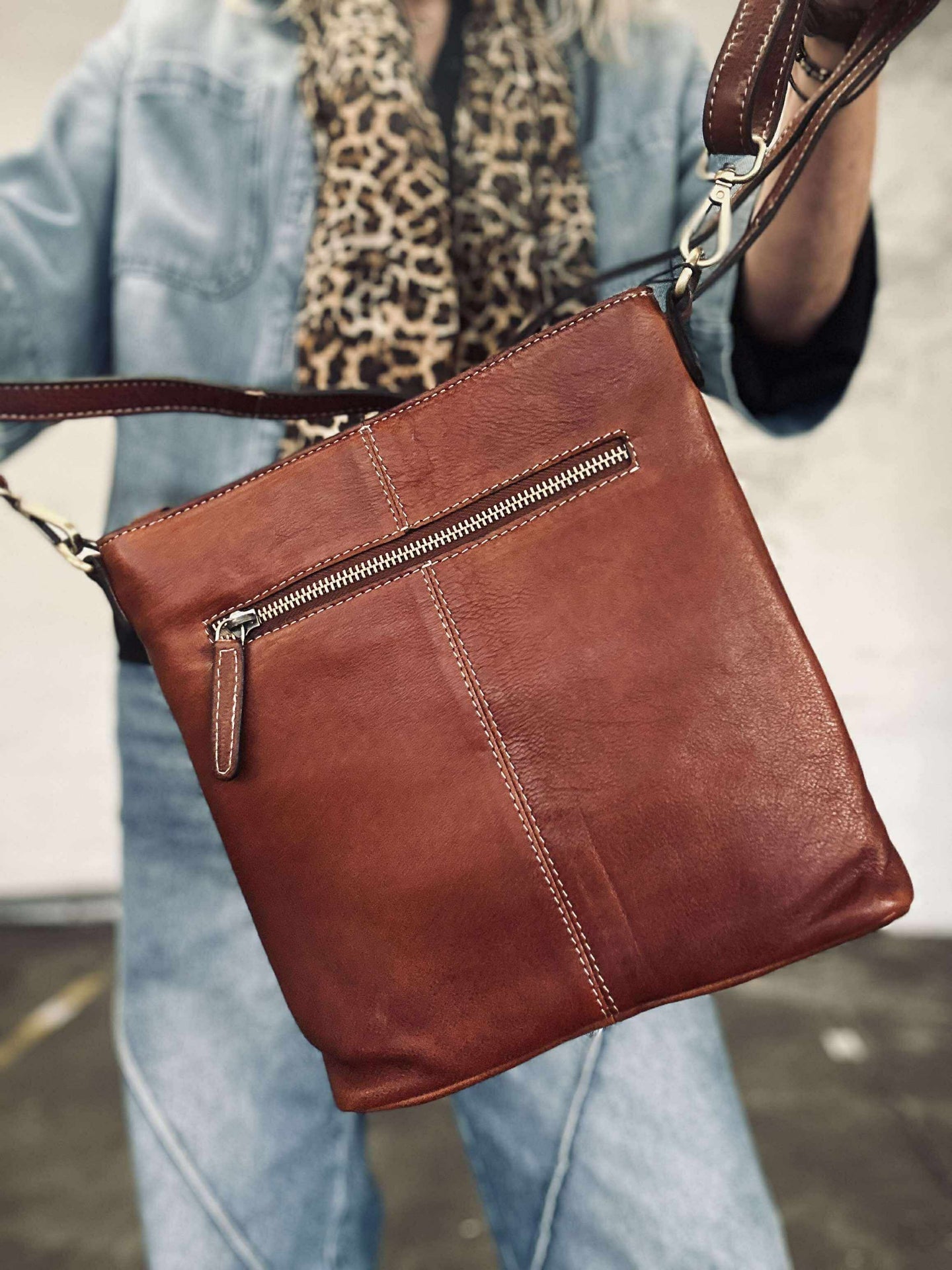 Crossover Moa small - Cognac