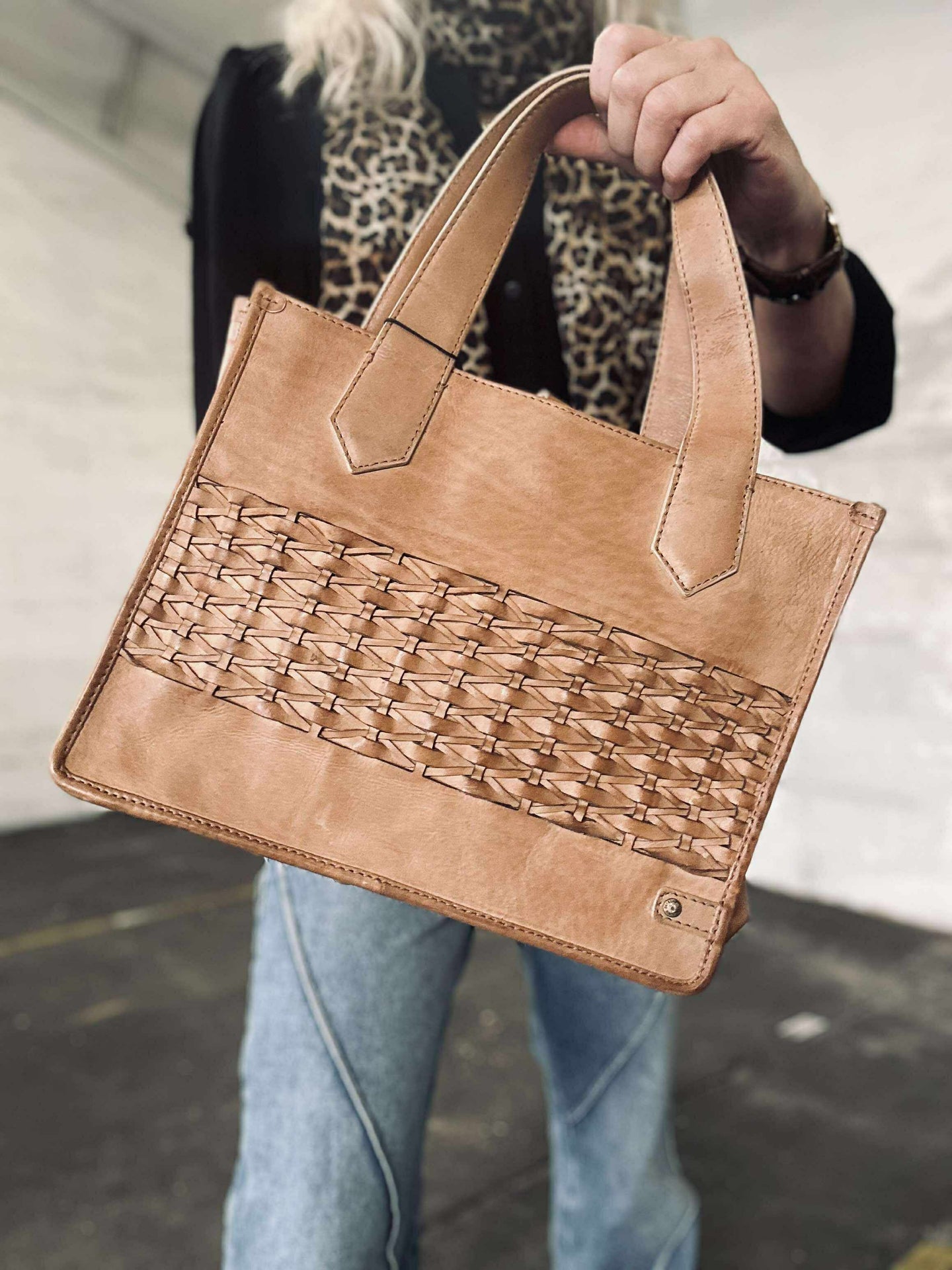 Elegant håndveske - Camel