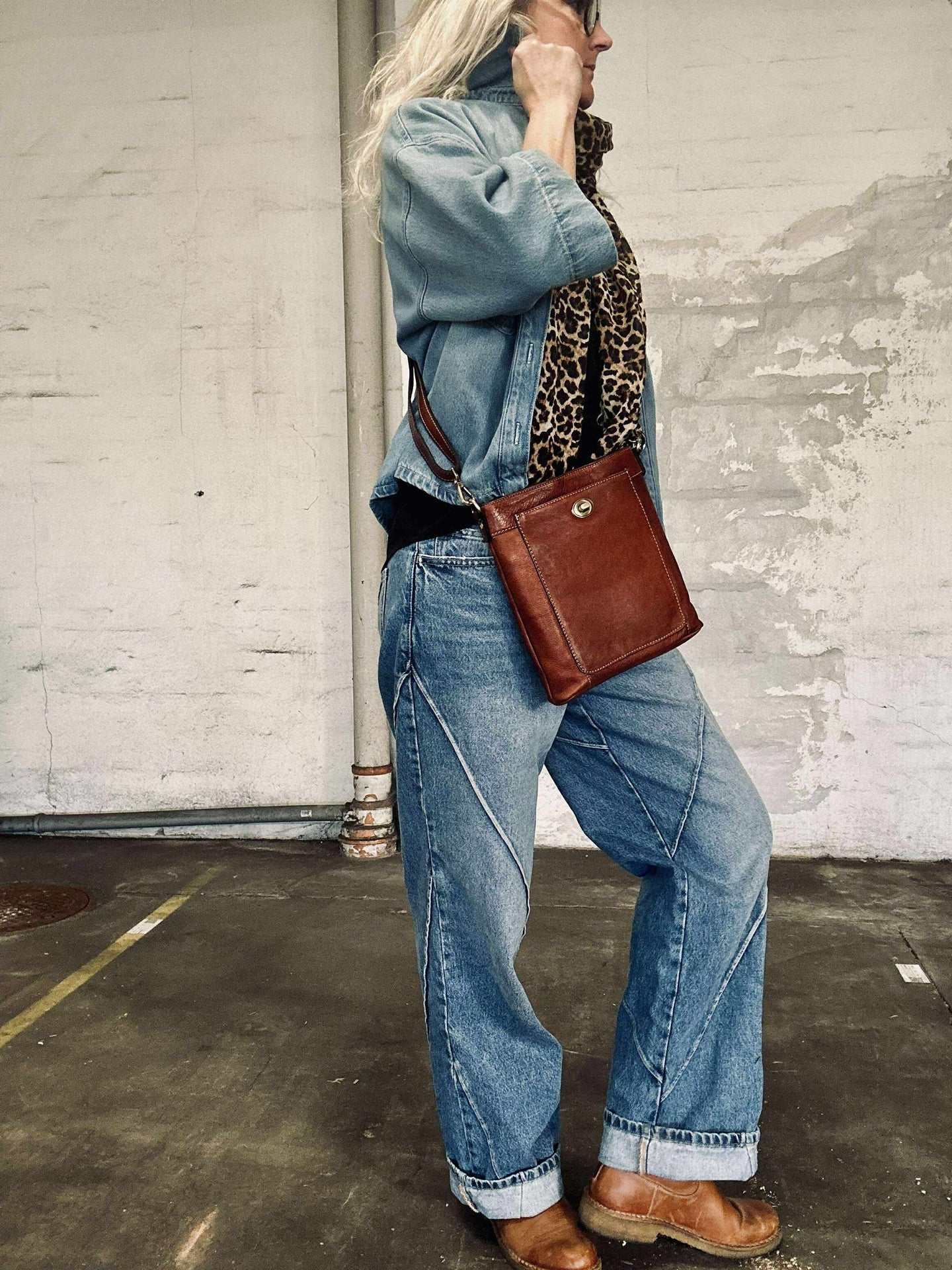 Crossover Moa small - Cognac