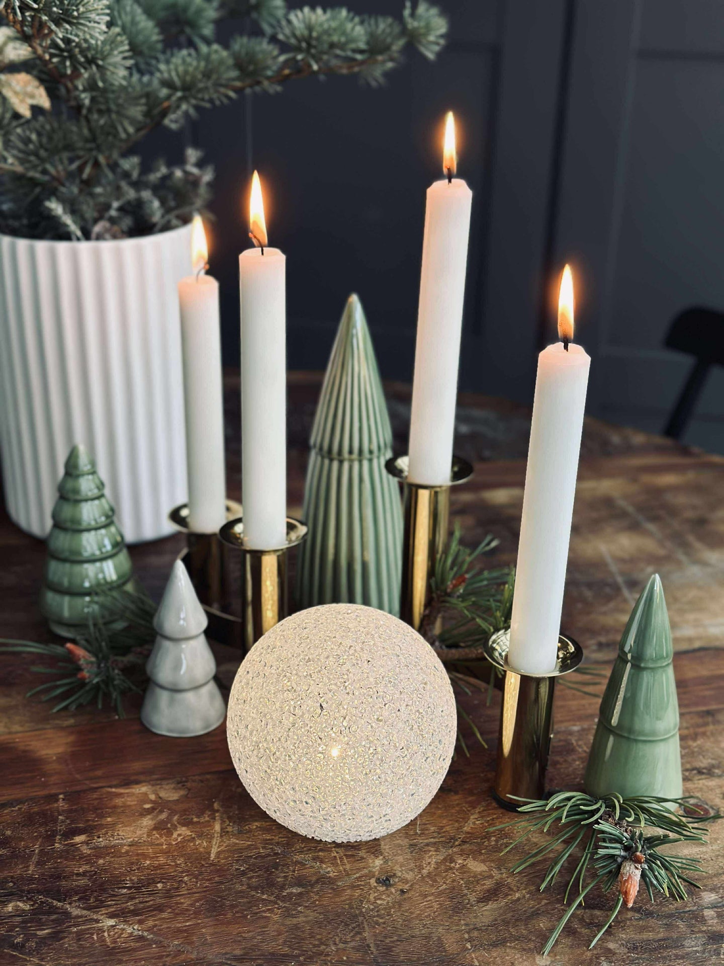 Kule med LED-lys