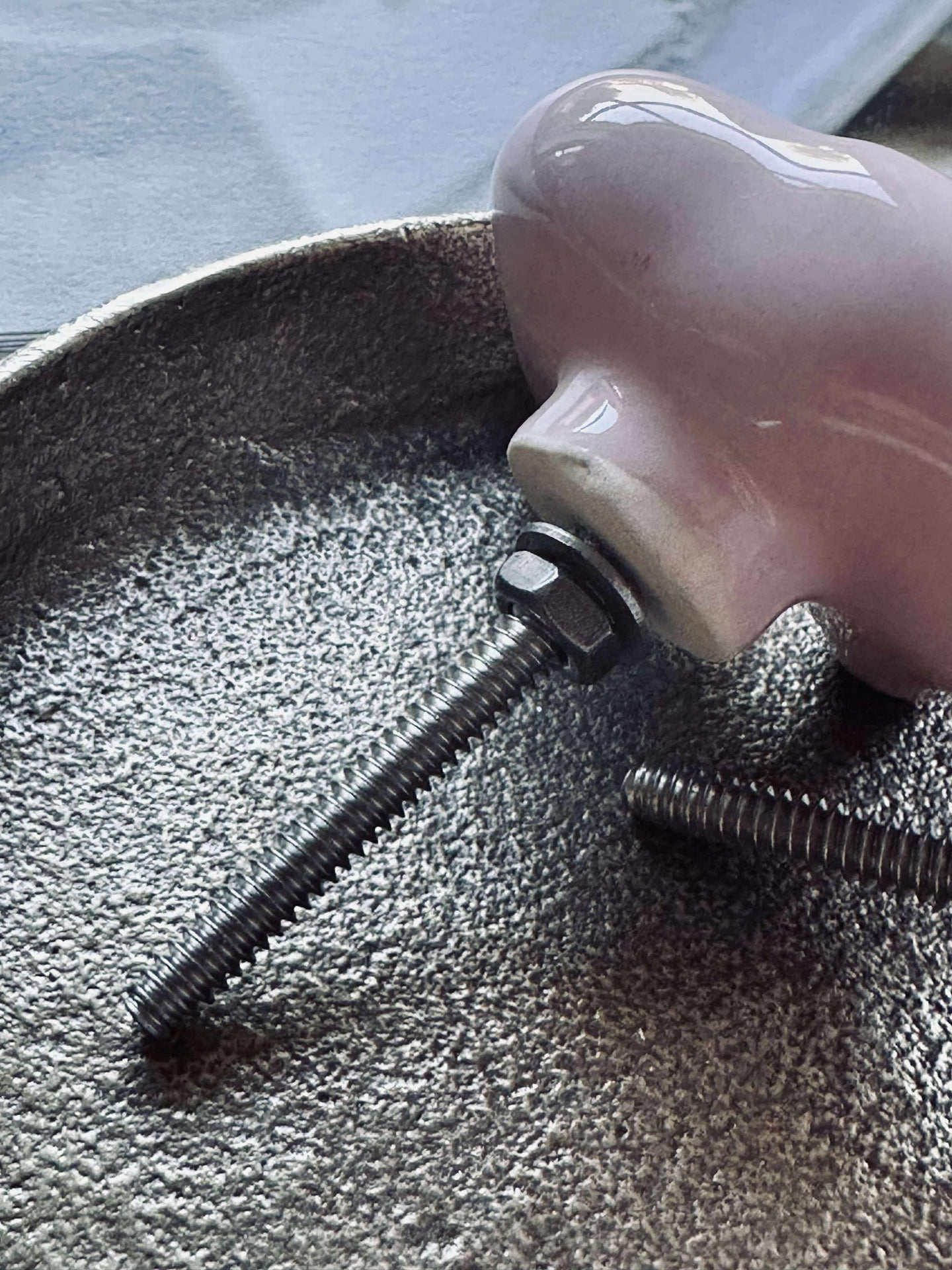 Håndtak elefant rosa - 2 stk.