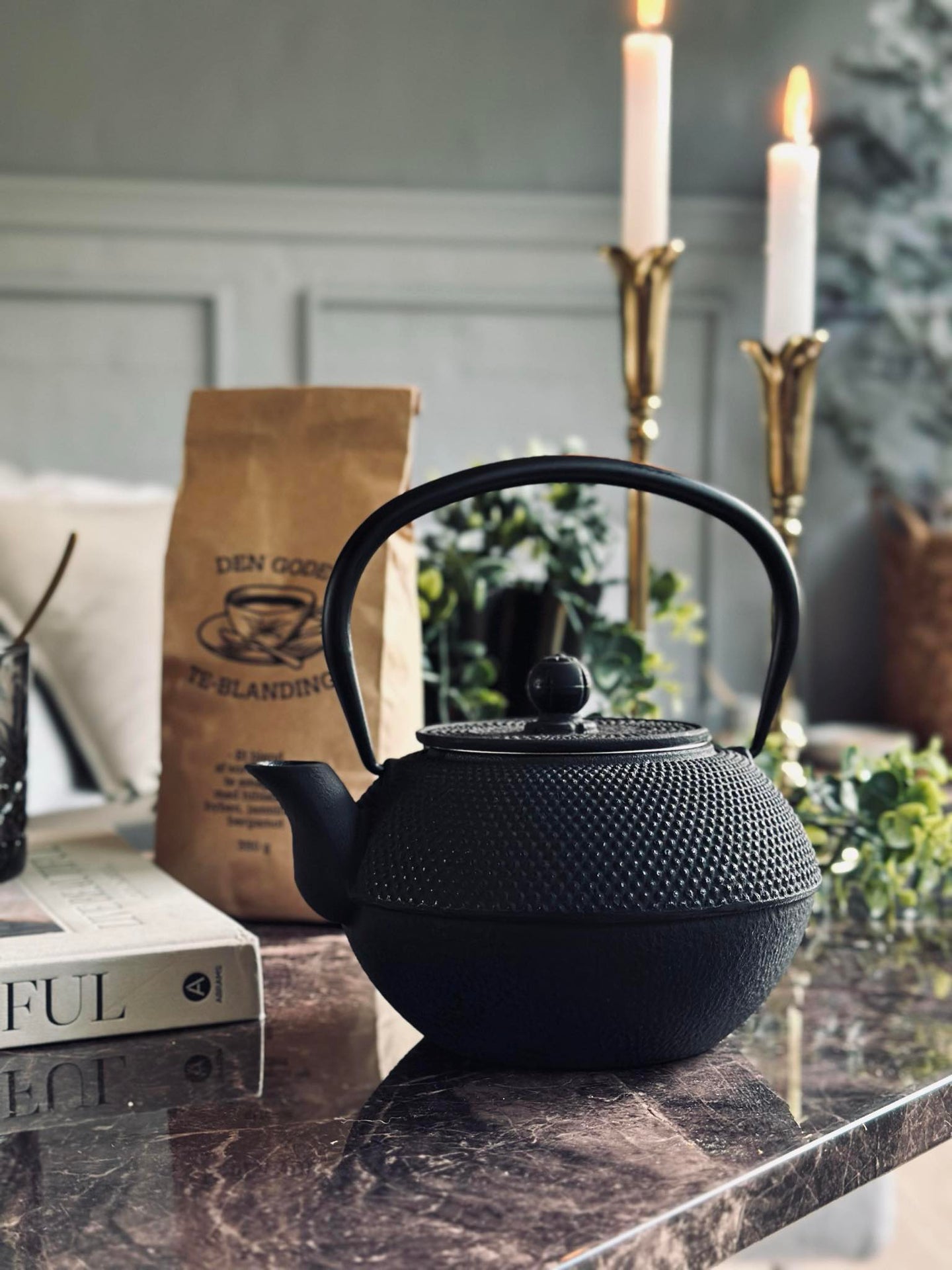 Tekanne i støpejern - 1200ml