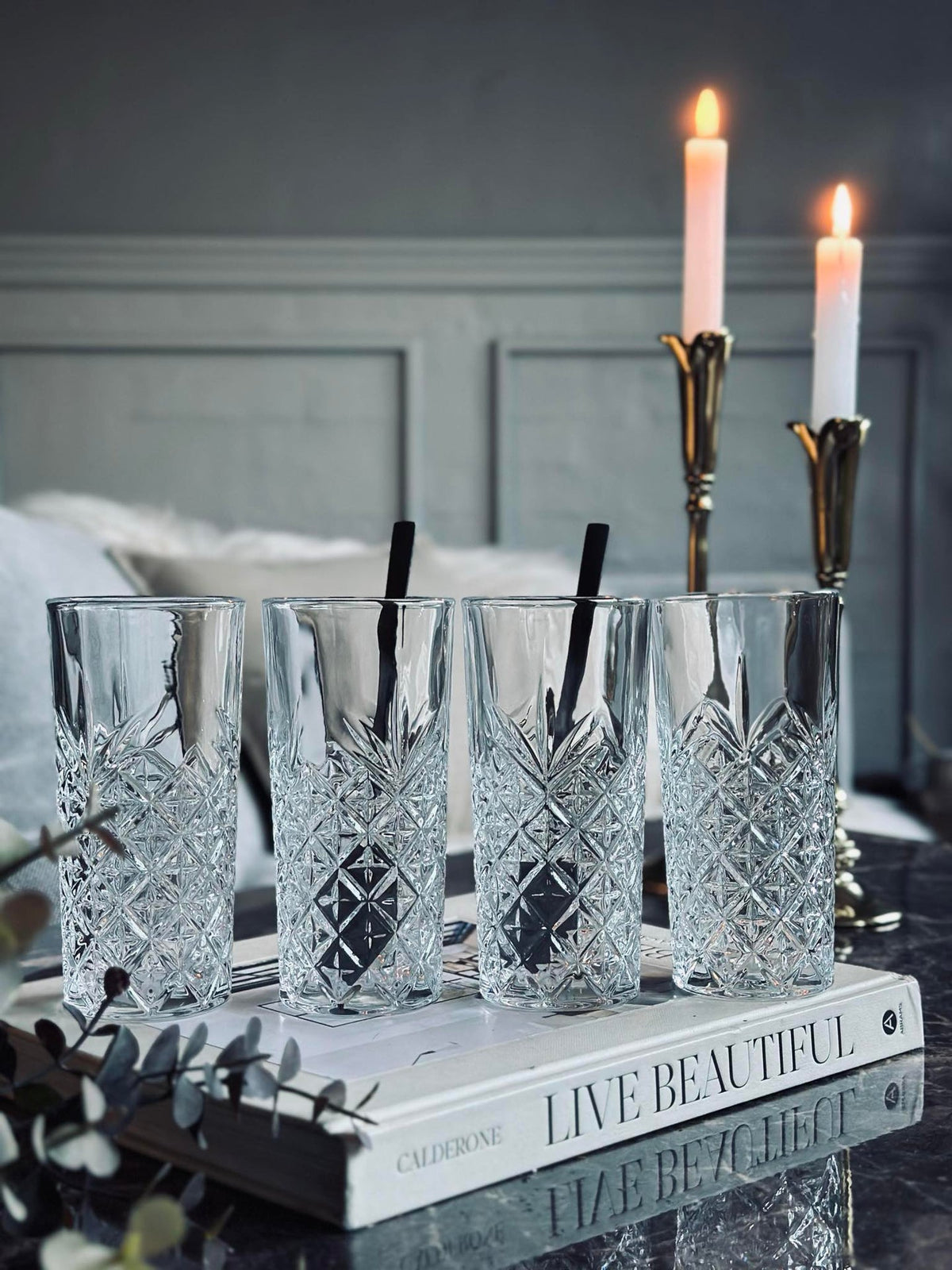 Drikkeglass - 4 stk / Longdrink