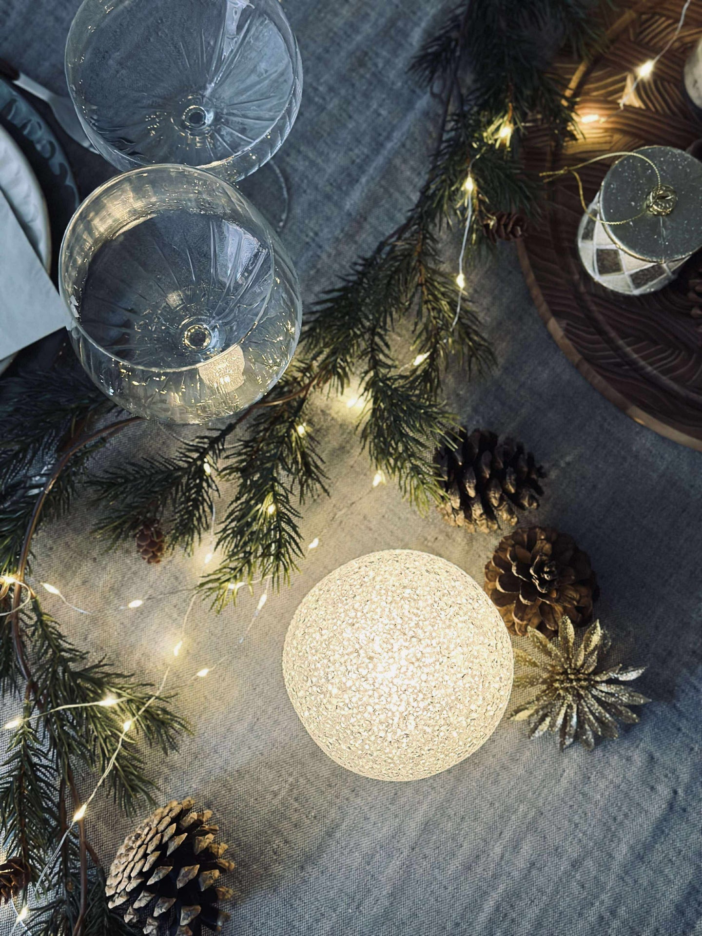 Kule med LED-lys