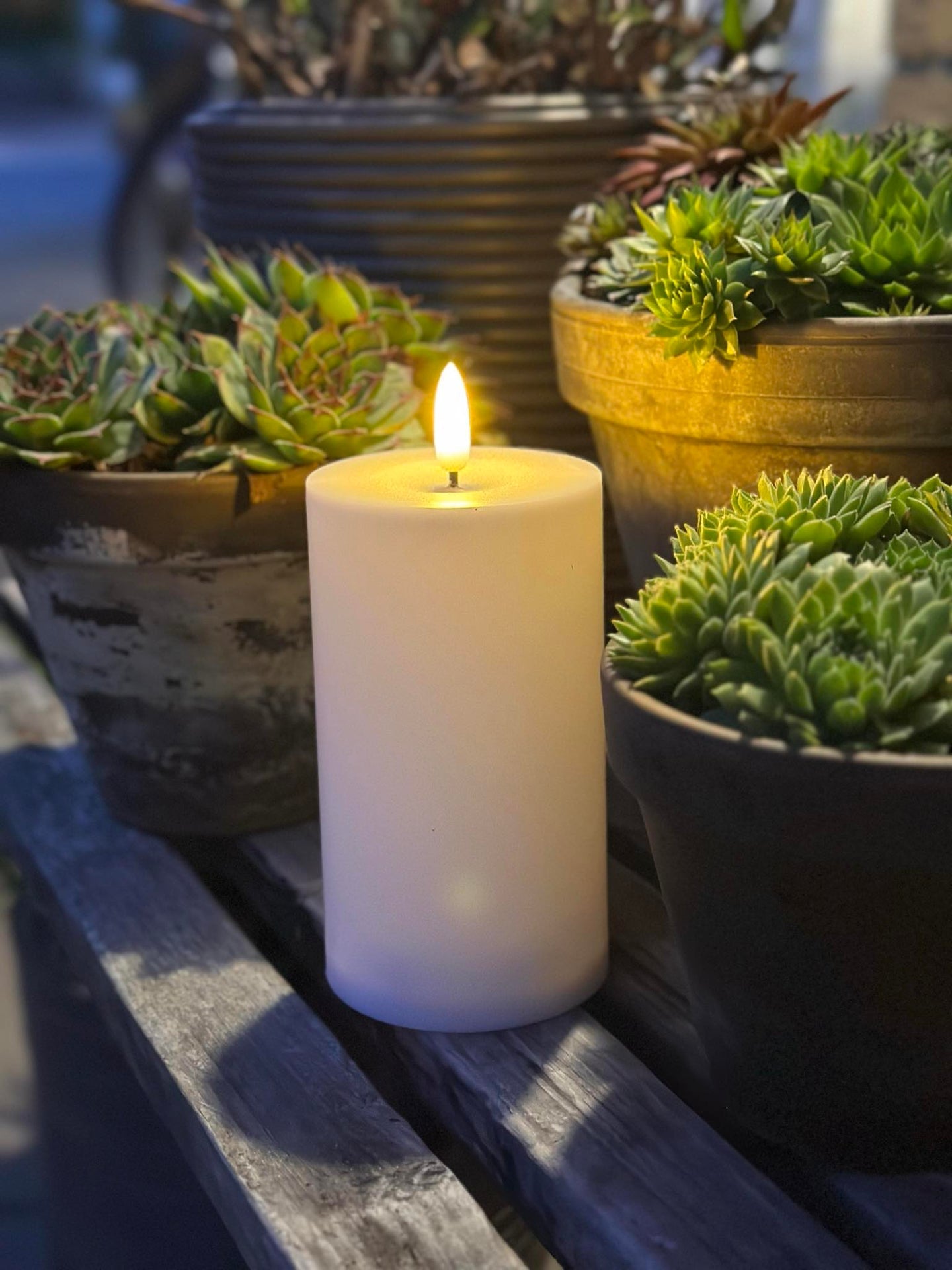 LED Utendørs Bloklys - 12,5 cm