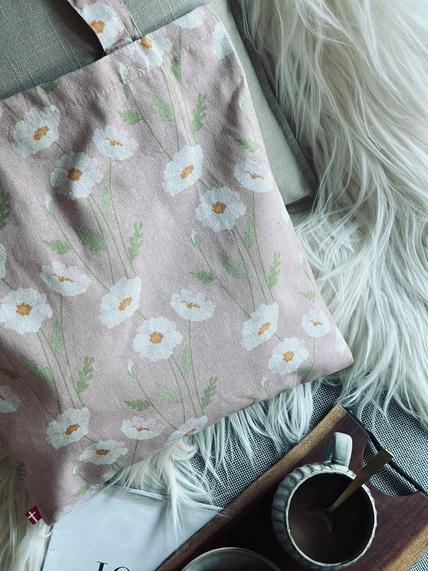 Handleveske Poppy rose