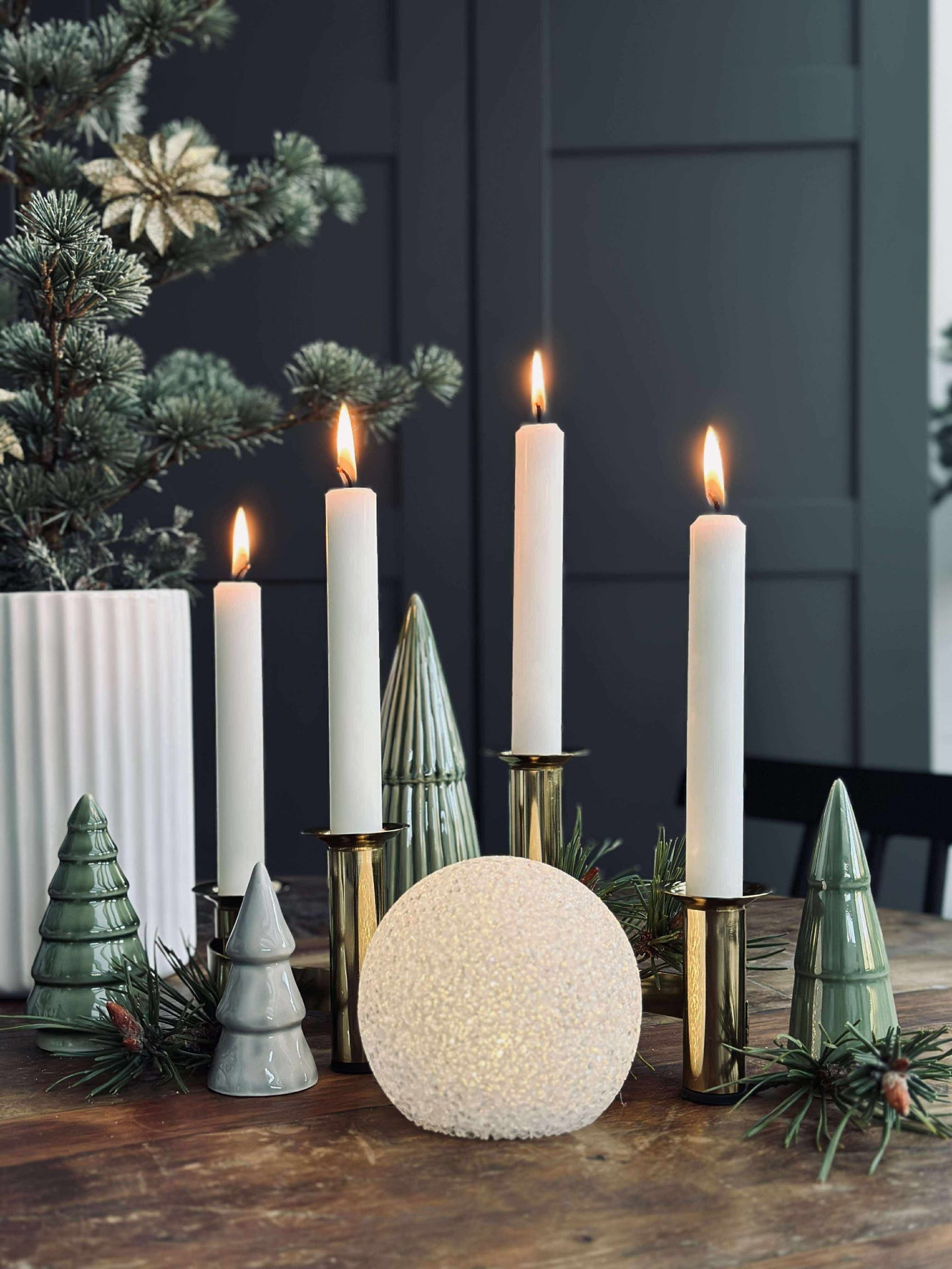 Kule med LED-lys
