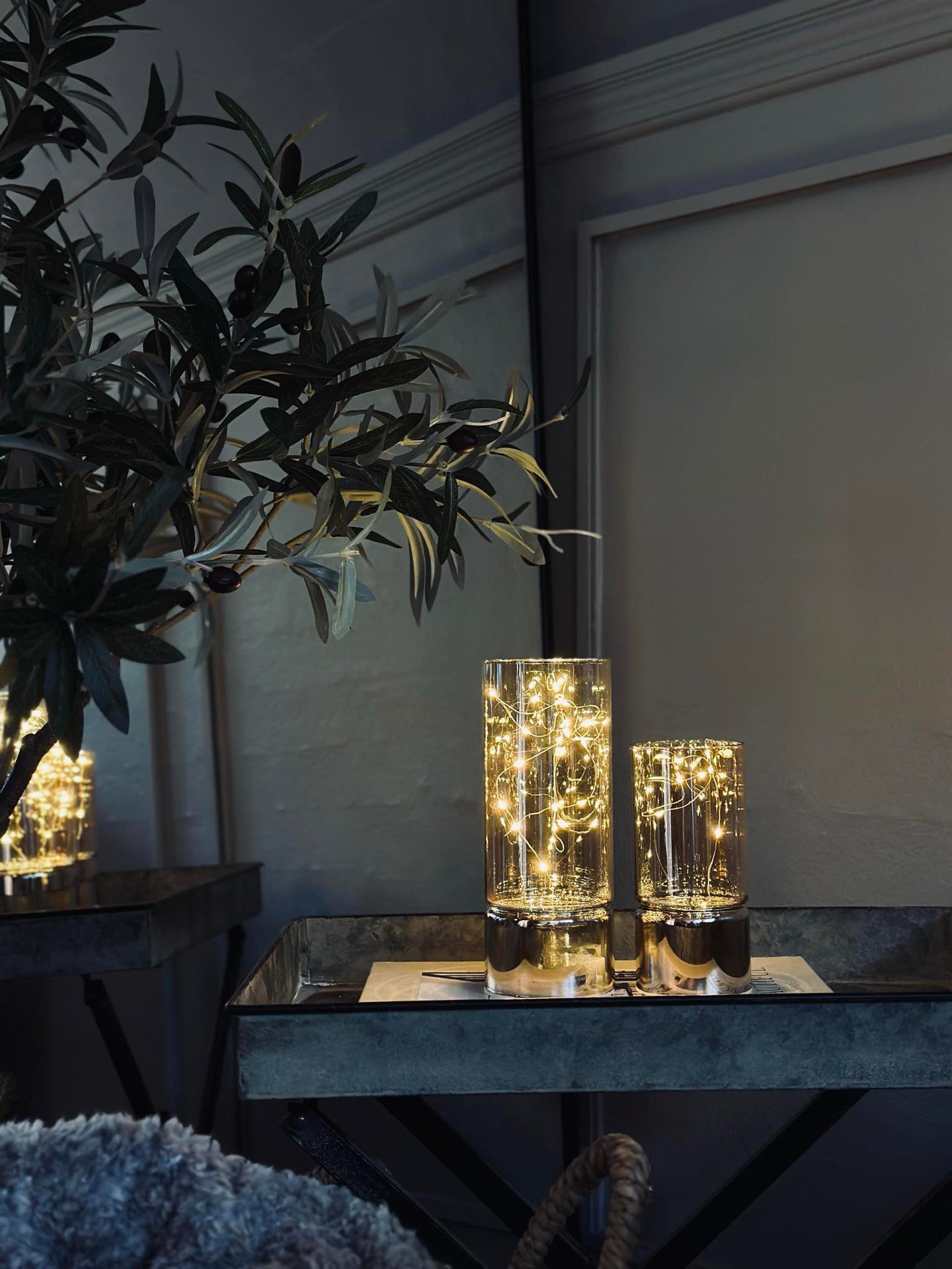 Lanterner MAGIC med LED - Sett med 2 stk.