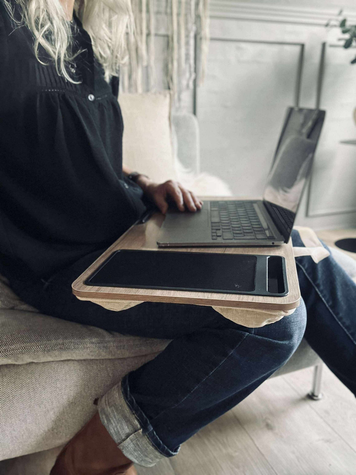 Brettbord til laptop og telefon