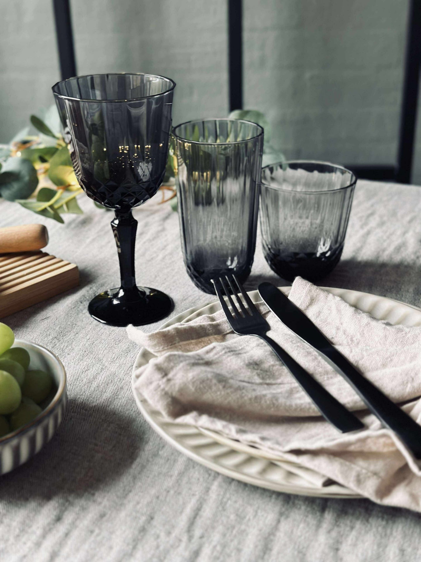 Vinglass Sanna grey
