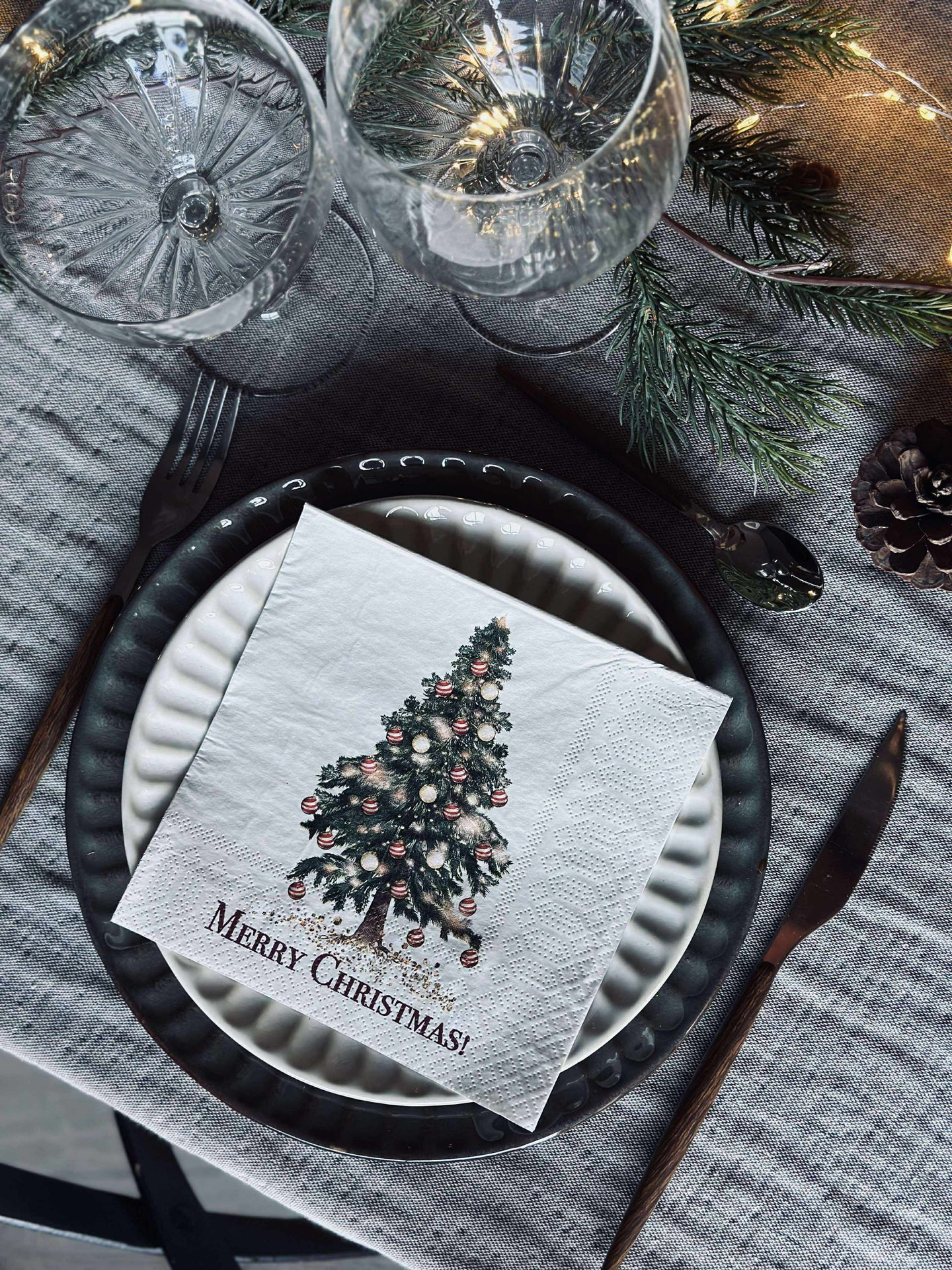 Servietter Juletre - 20 stk