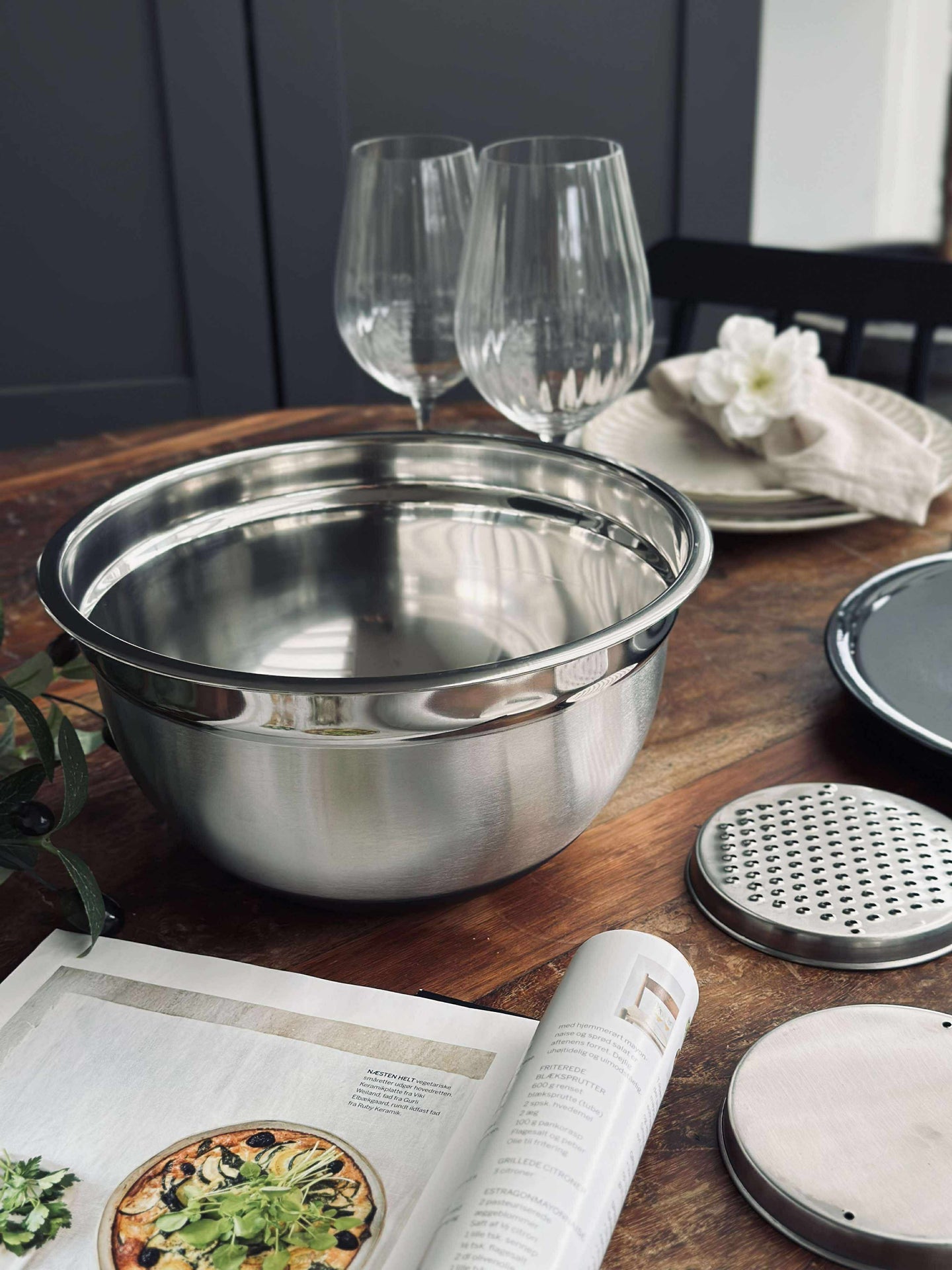 Bolle med skjærelokk - Rustfritt stål