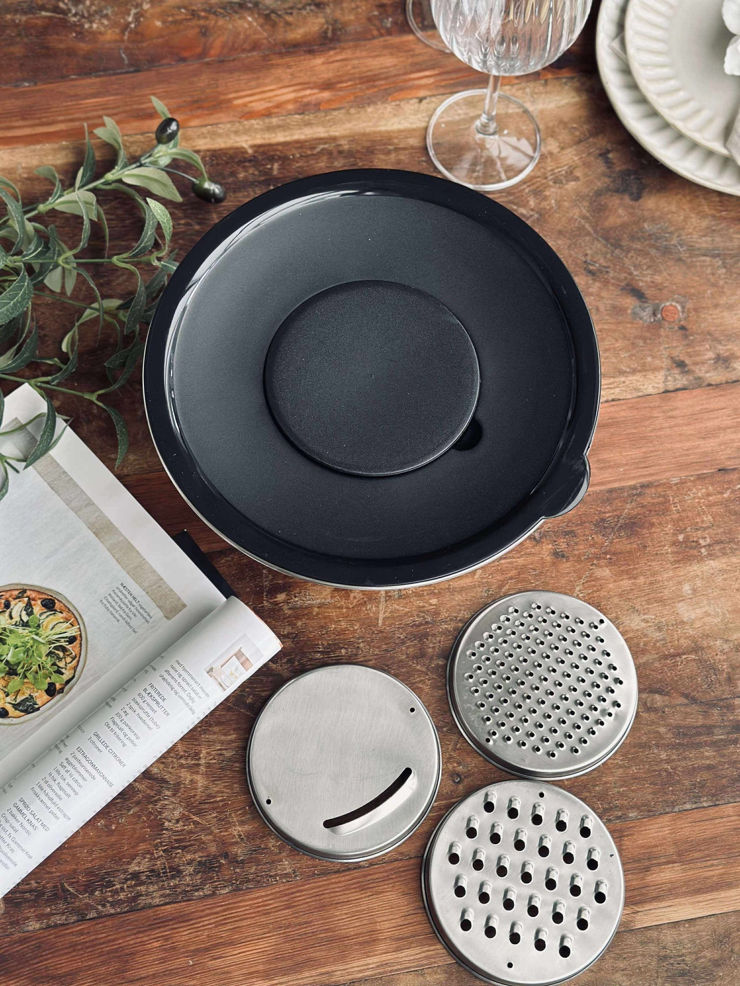 Bolle med skjærelokk - Rustfritt stål