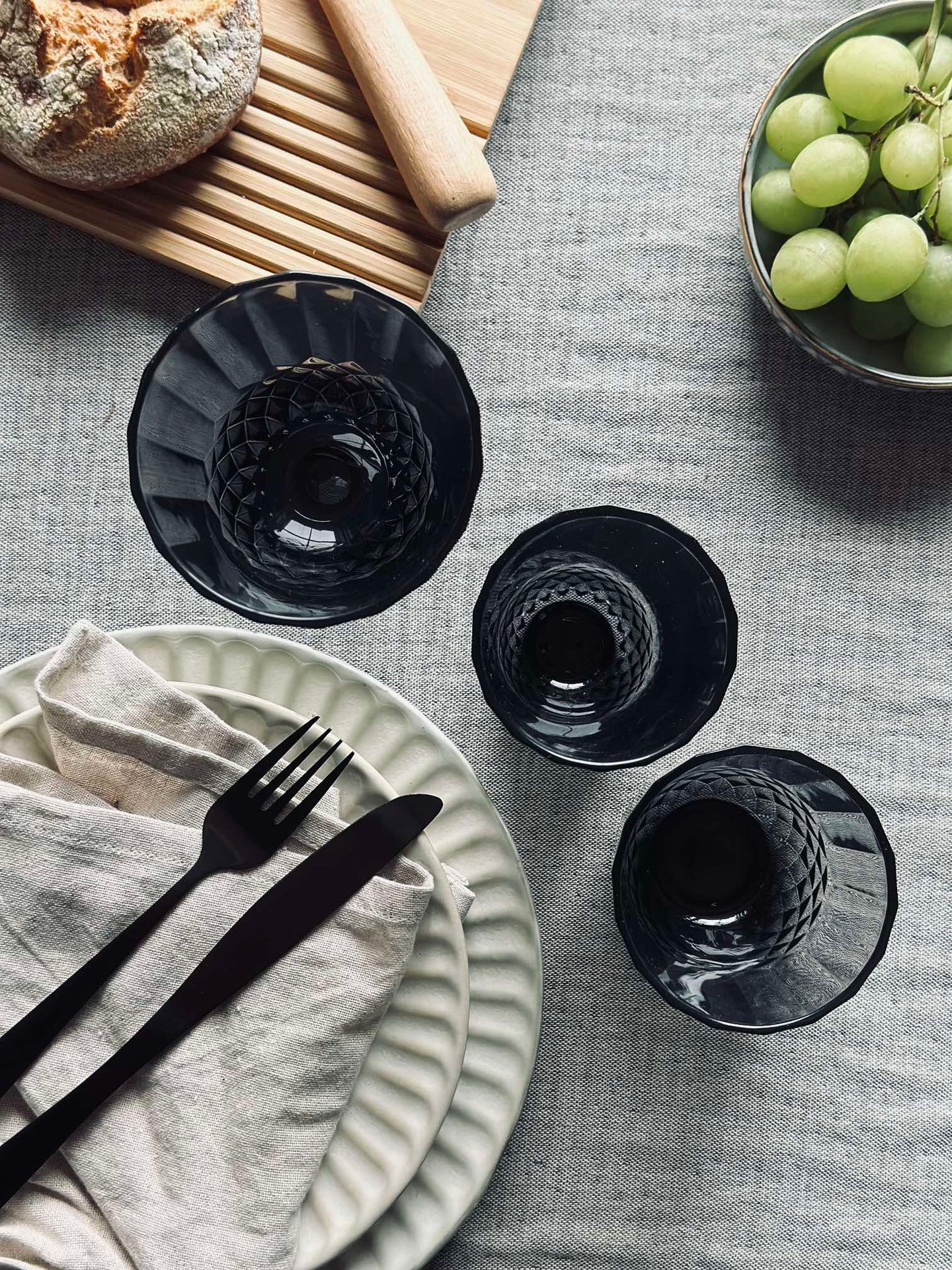 Vinglass Sanna grey