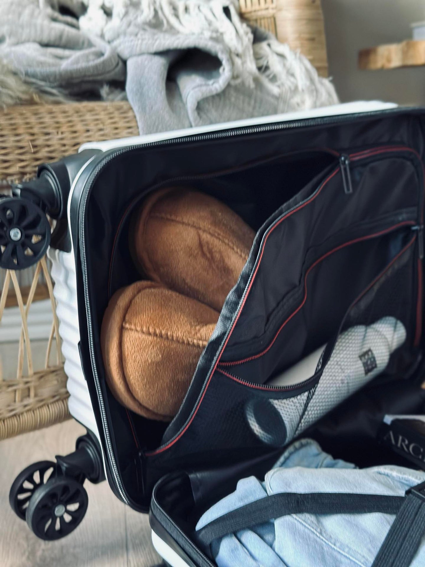 Koffert Trolley - White