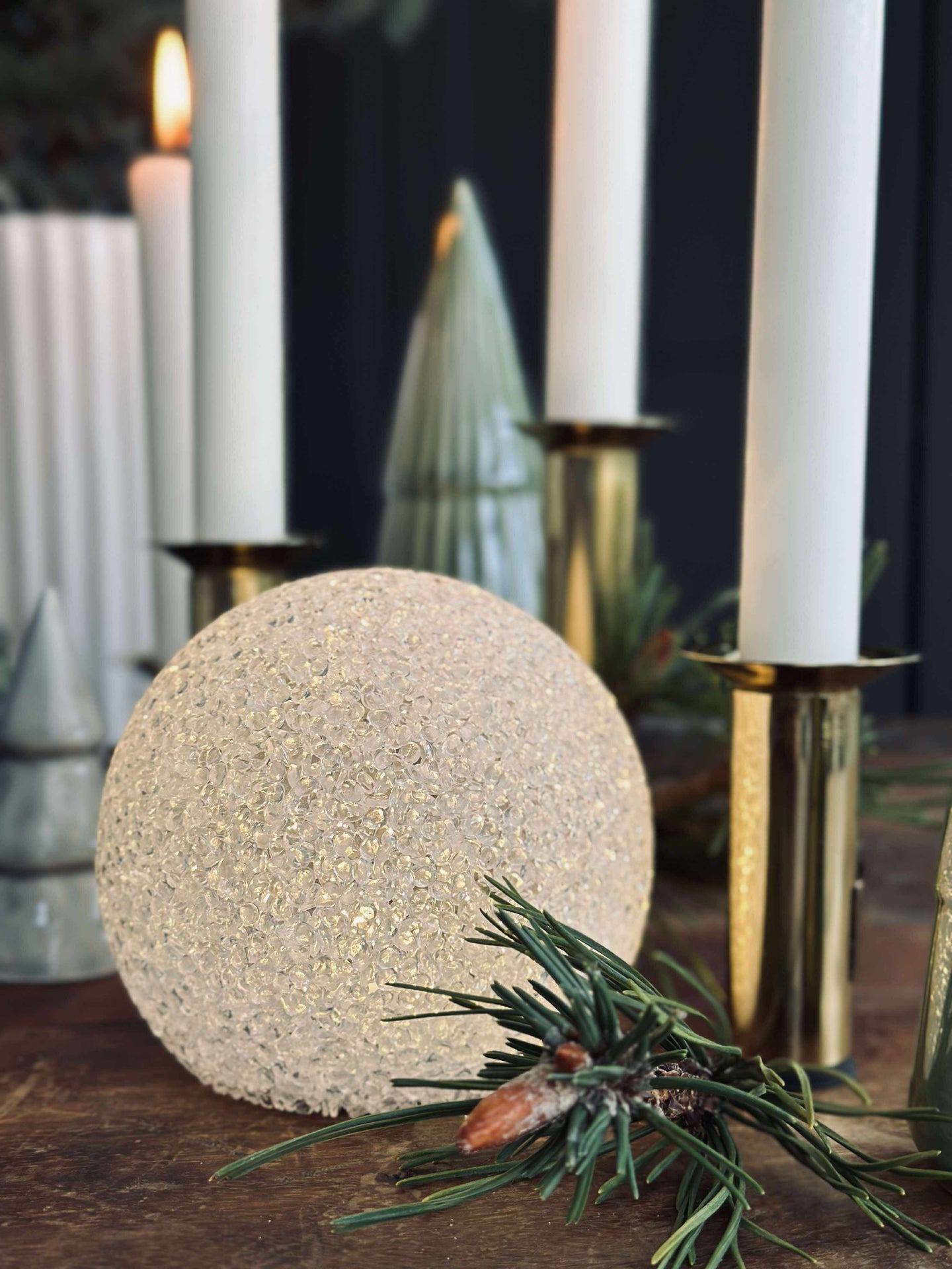 Kule med LED-lys