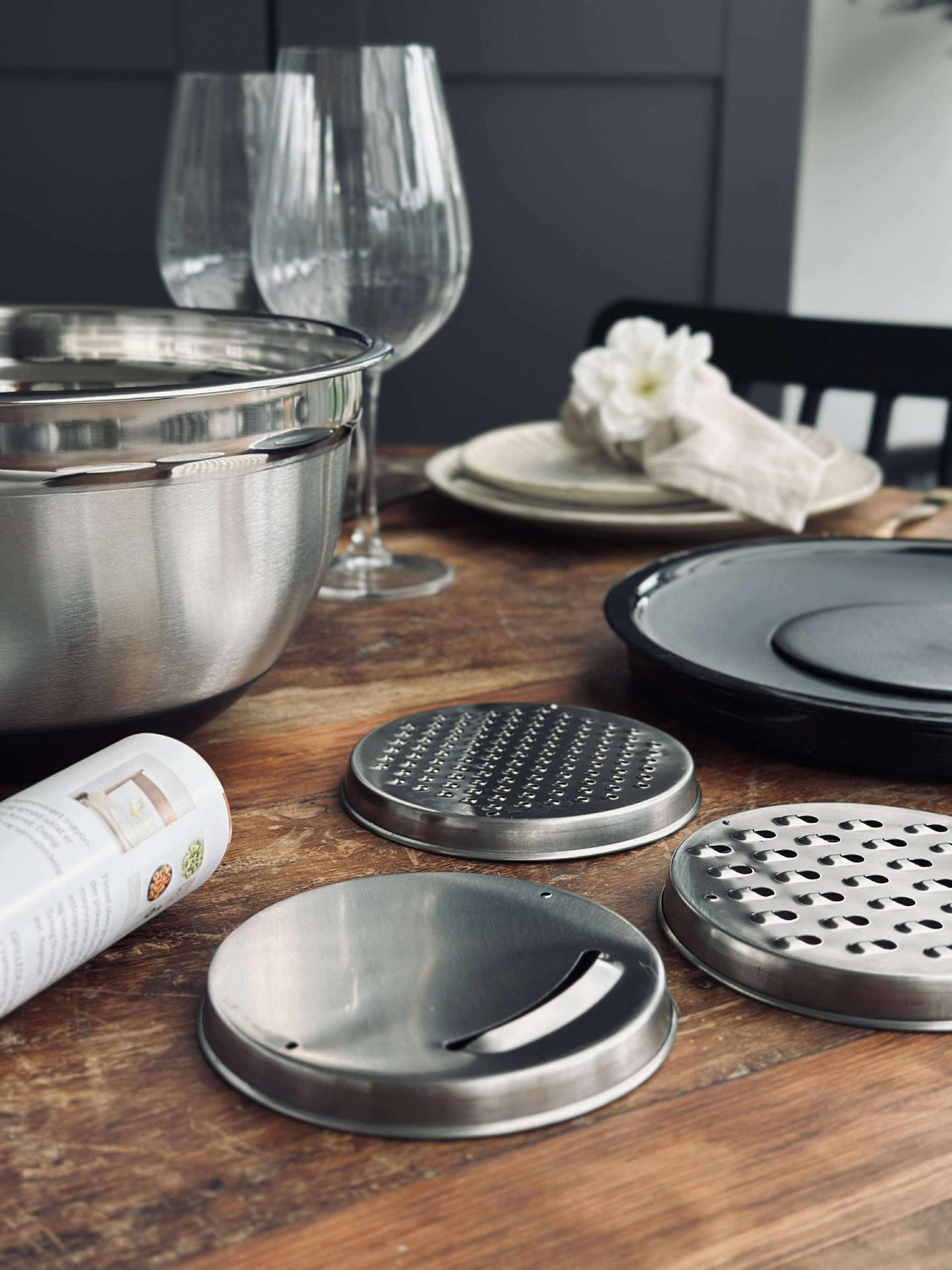 Bolle med skjærelokk - Rustfritt stål