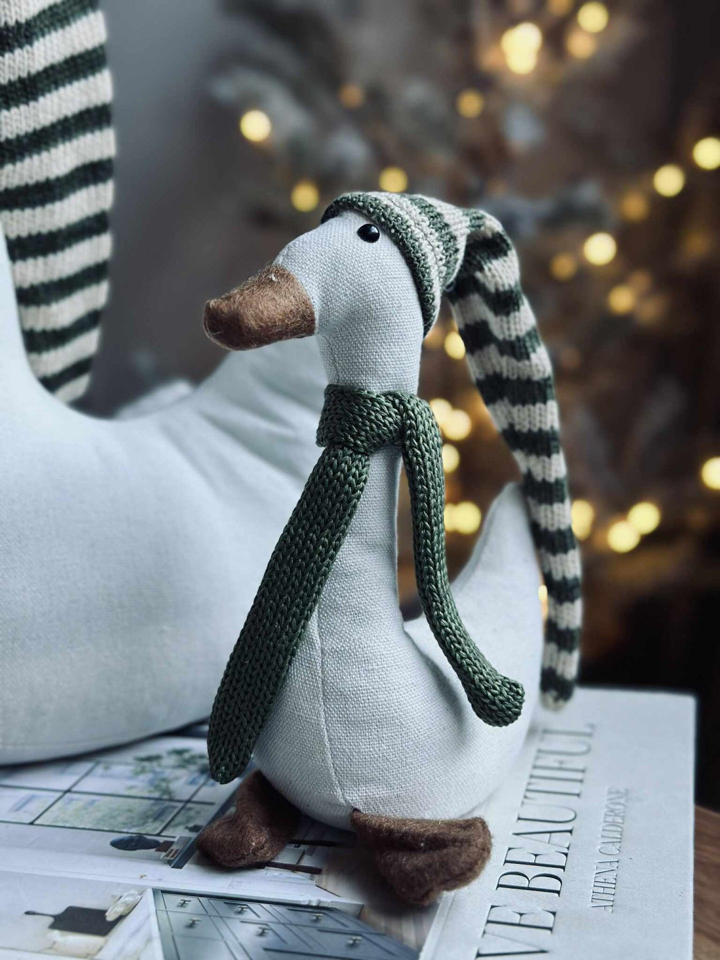 Juleand med grønn lue - Mini