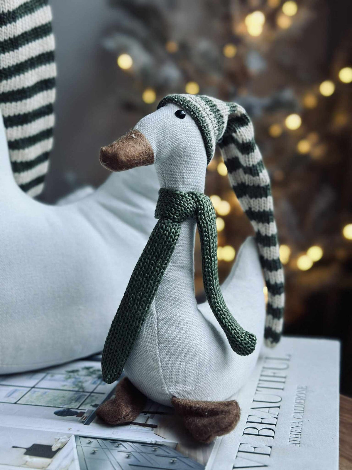 Juleand med grønn lue - Mini