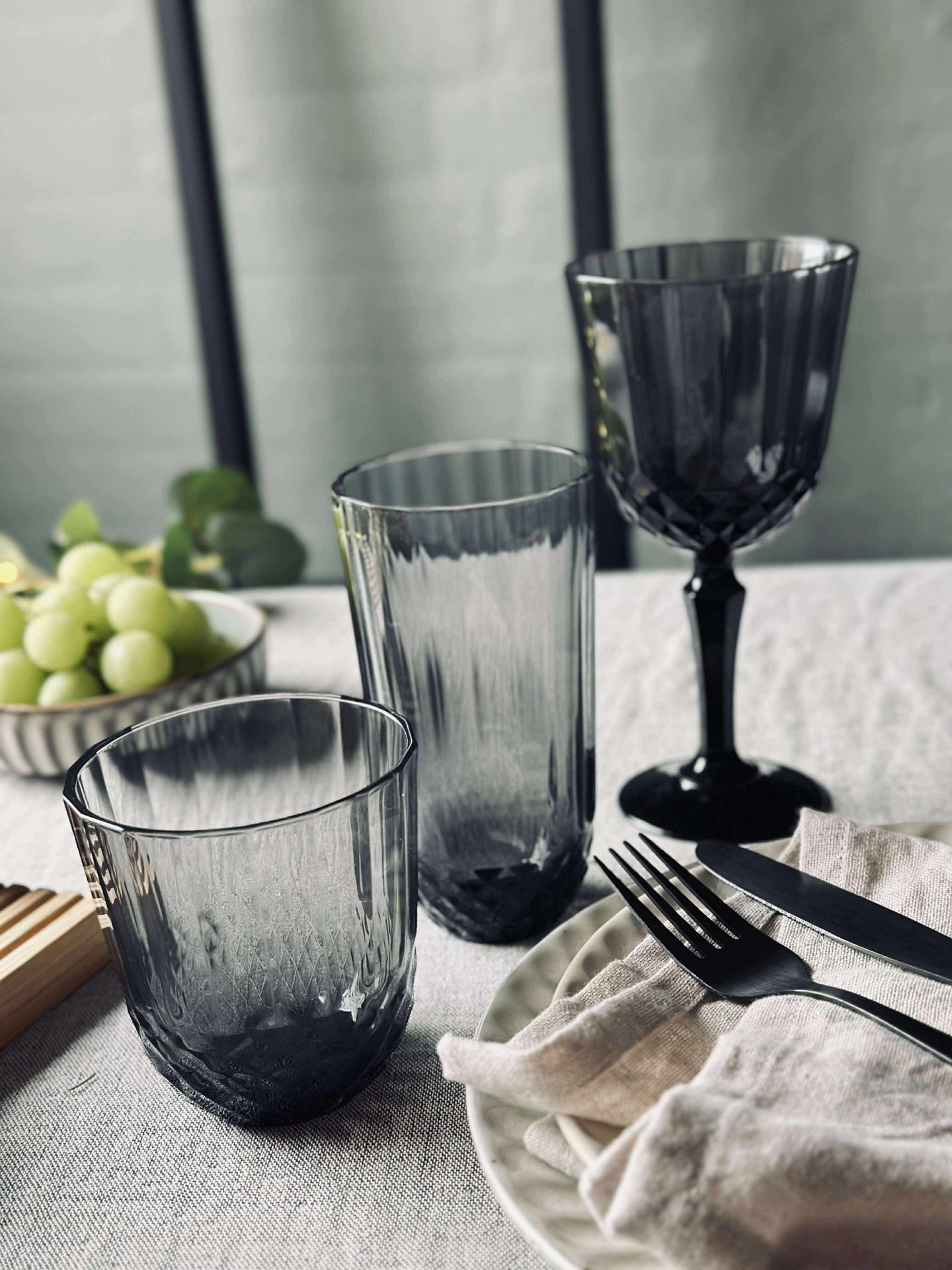 Vinglass Sanna grey