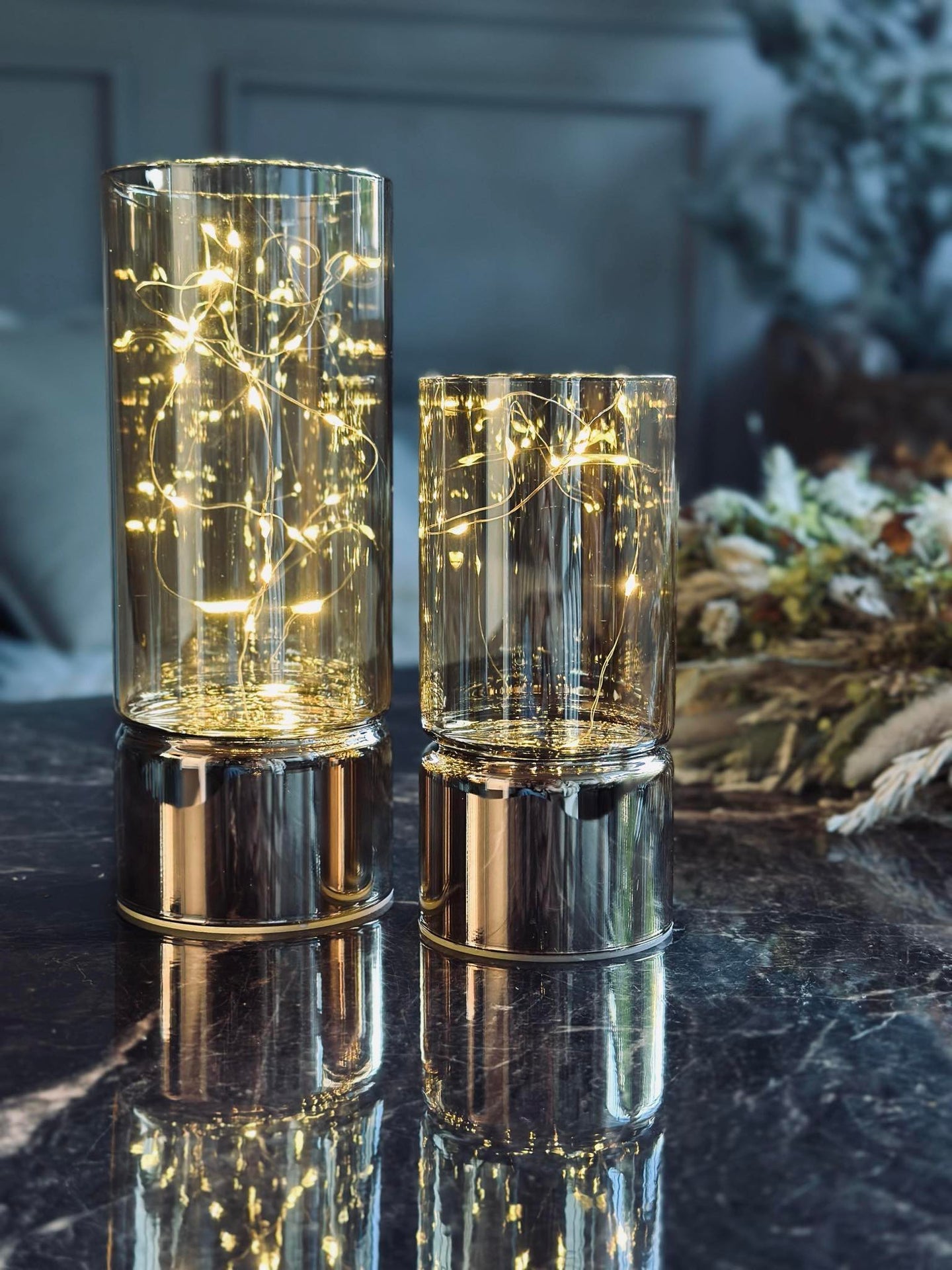 Lanterner MAGIC med LED - Sett med 2 stk.