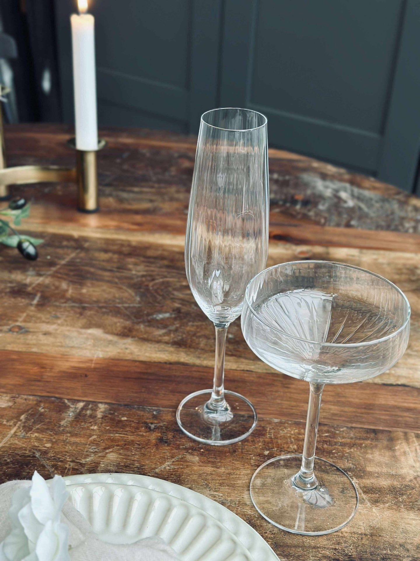 Champagneglass CRYSTAL - Sett med 4 stk.