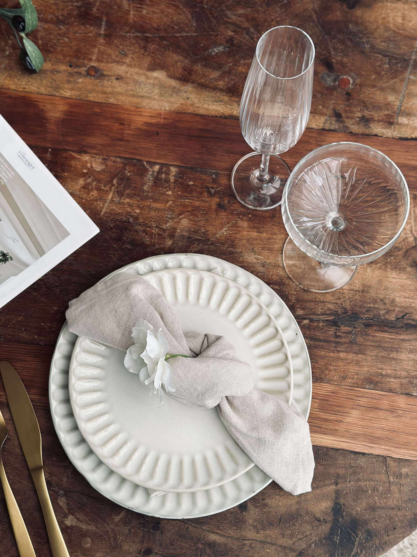 Champagneglass CRYSTAL - Sett med 4 stk.