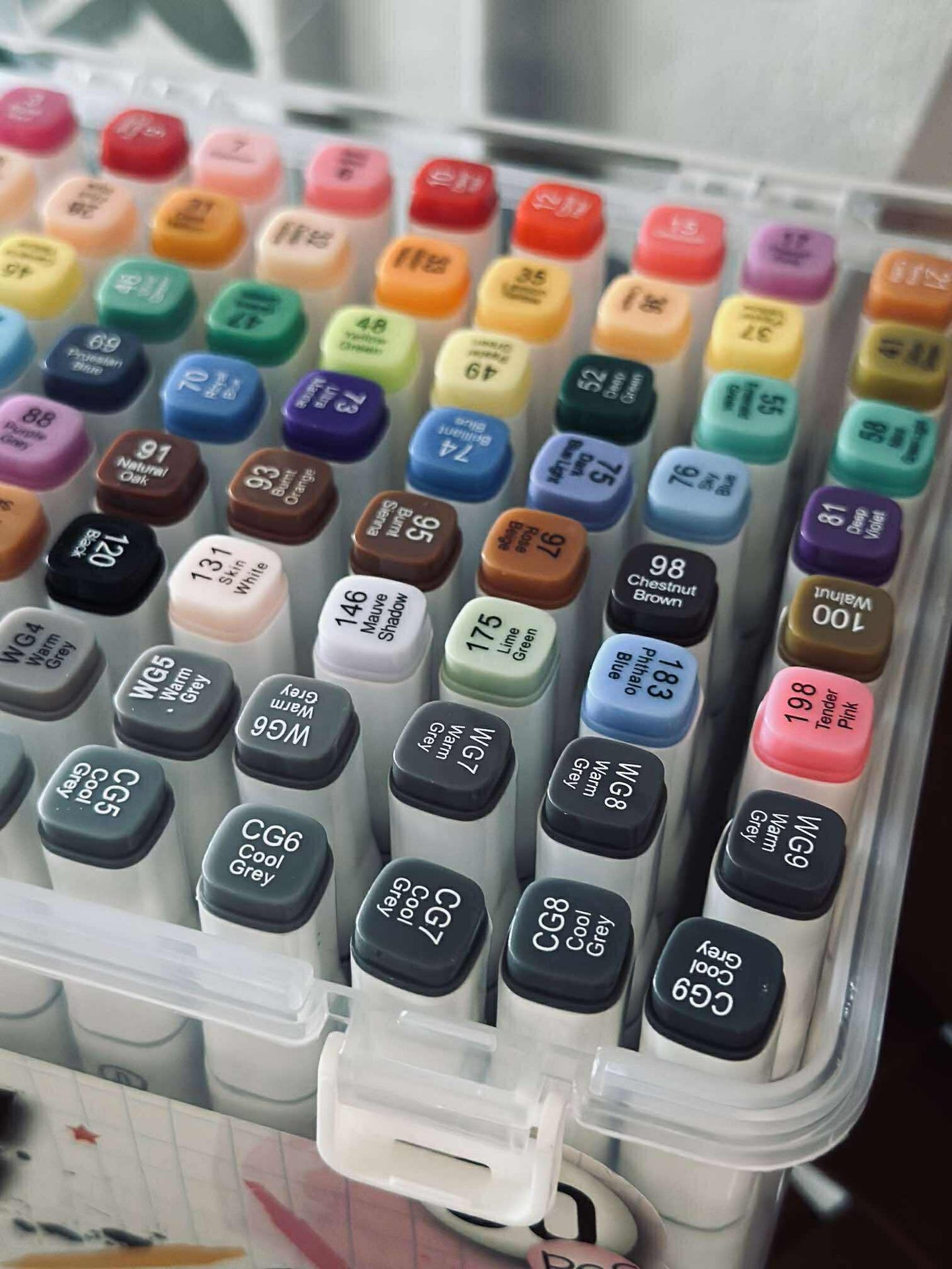 Tusjer Duo - Eske med 80 stk.