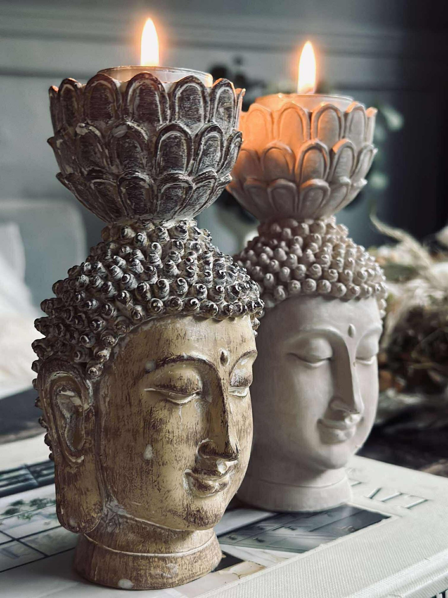 Telysholder Buddha small - MIX