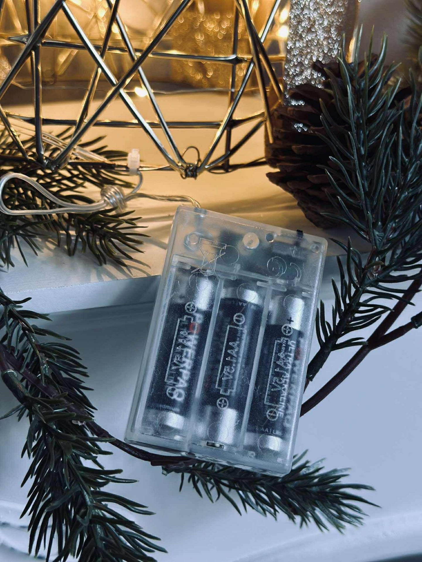 Julegaver med LED-lys - 3 stk.