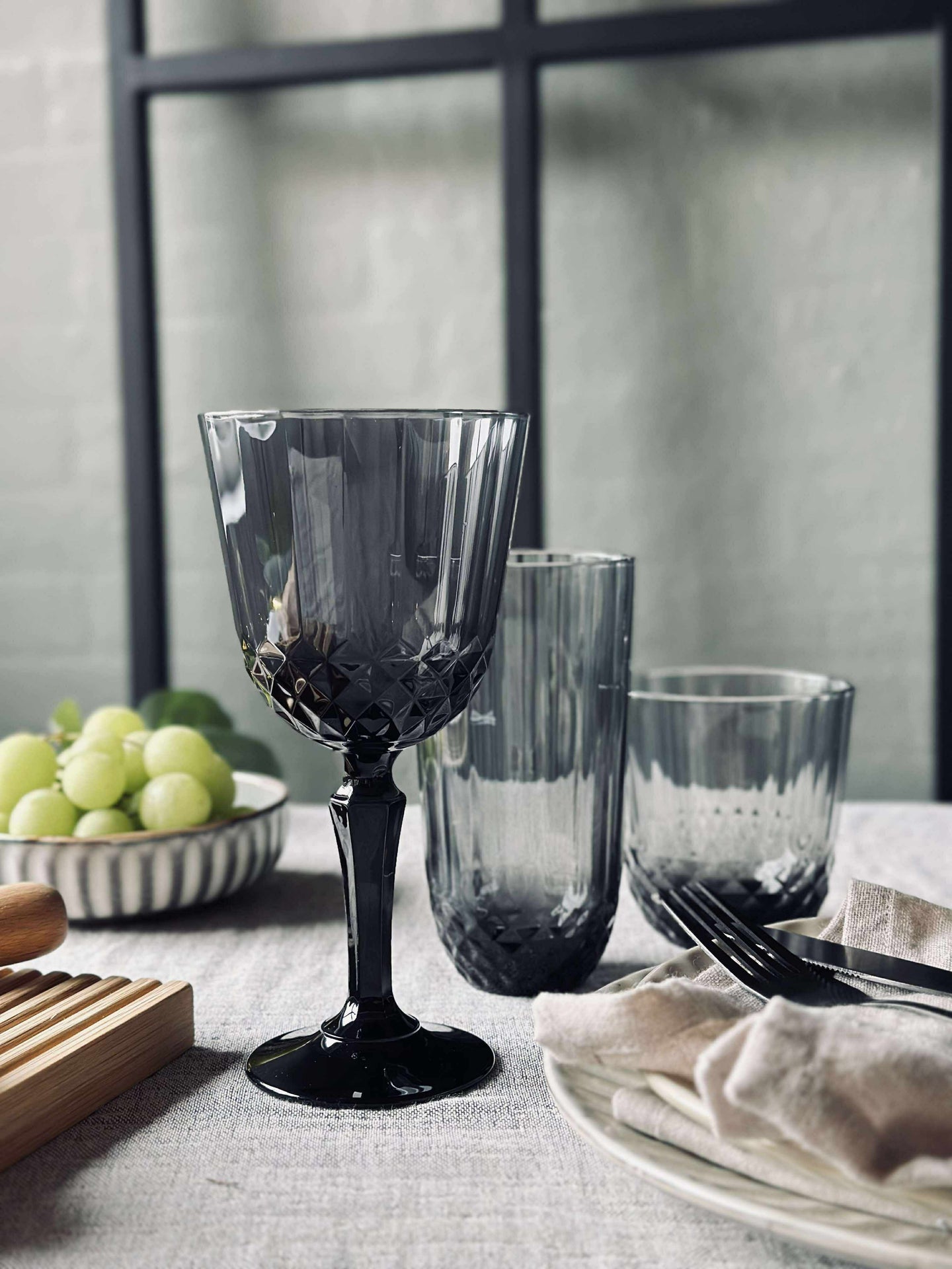 Vinglass Sanna grey