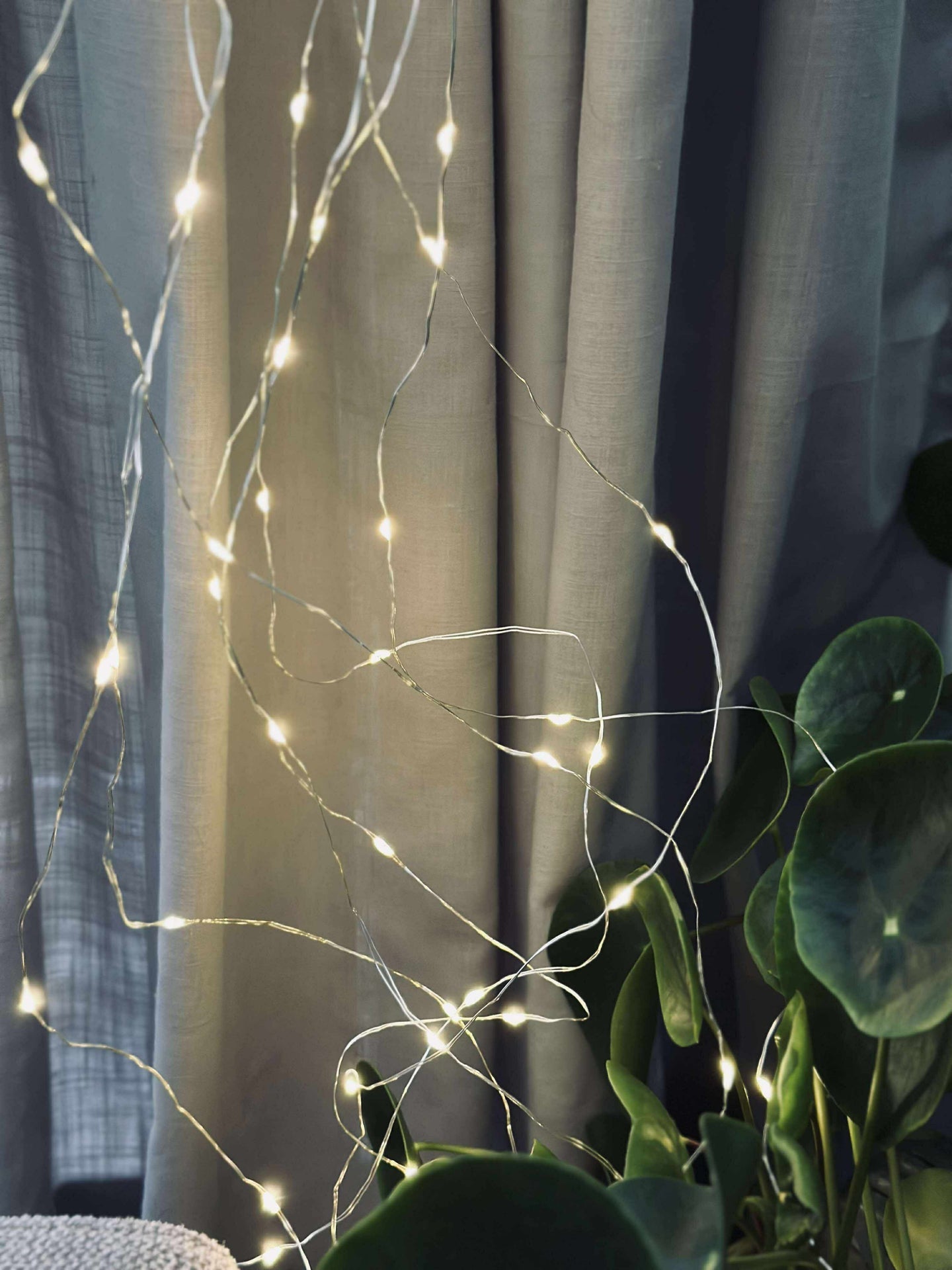 Hengende lyskjede med 160 LED-lys