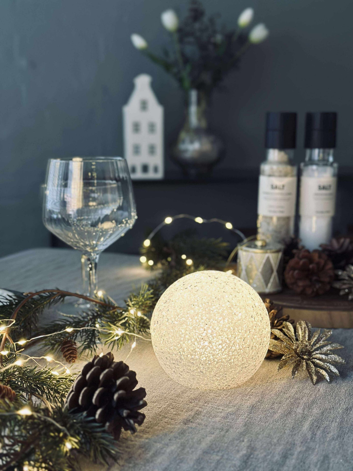 Kule med LED-lys
