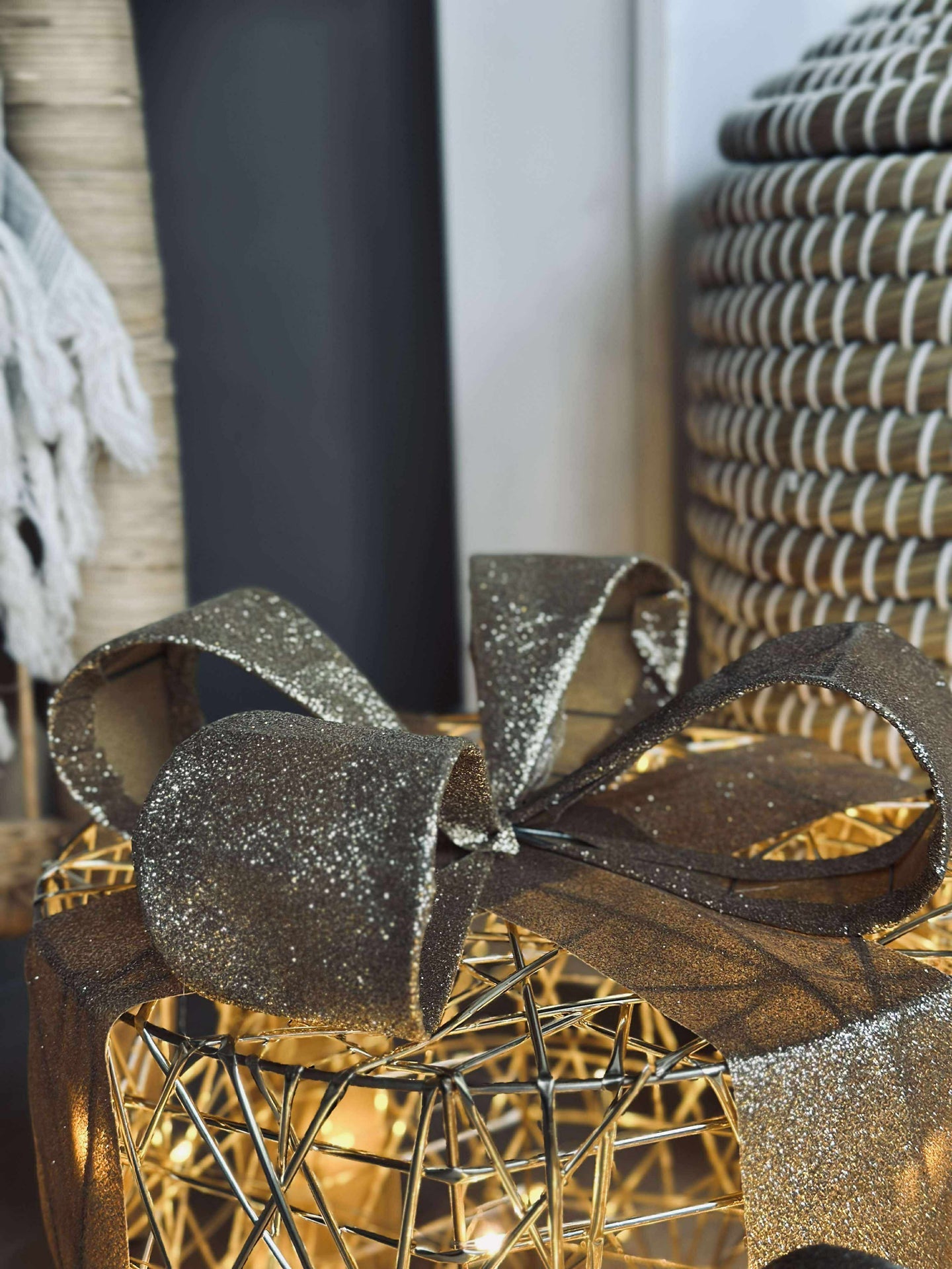 Julegaver med LED-lys - 3 stk.