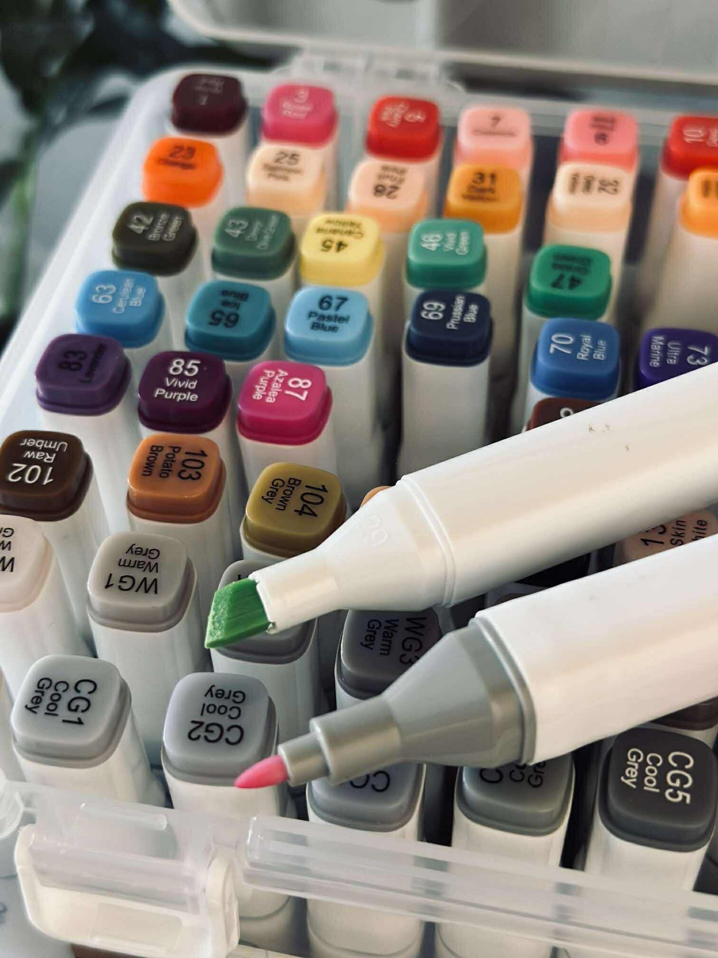 Tusjer Duo - Eske med 80 stk.