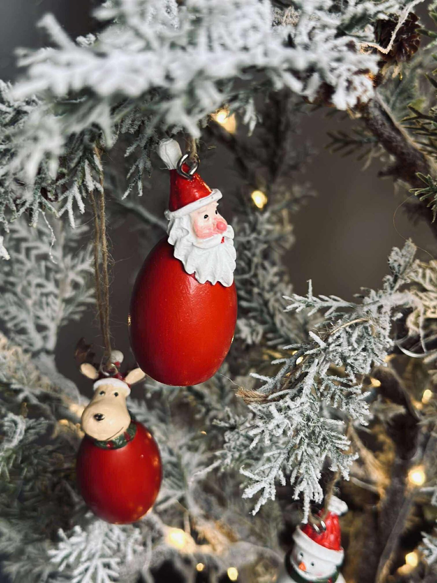 Oppheng julenisse - tre