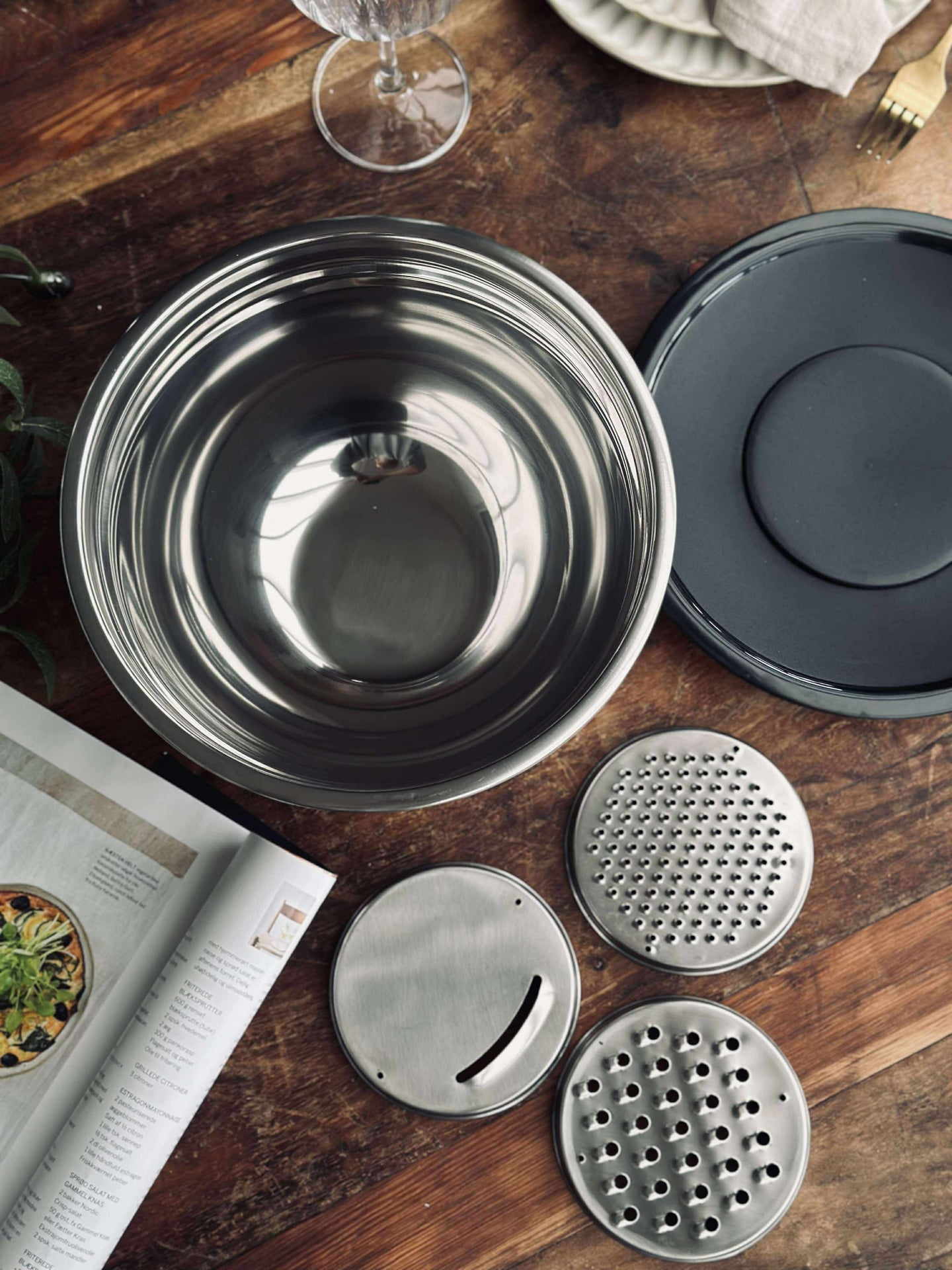 Bolle med skjærelokk - Rustfritt stål