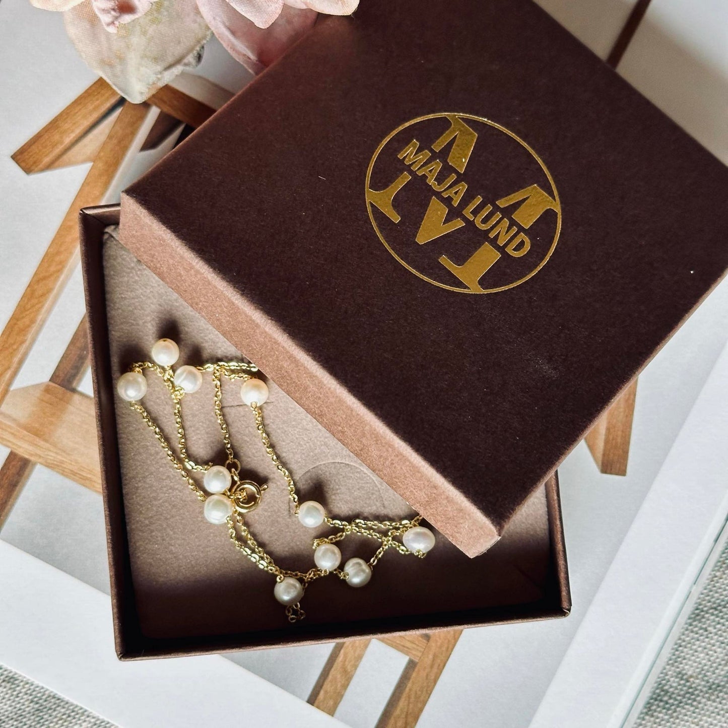 Gry-kjede - med ferskvannsperler