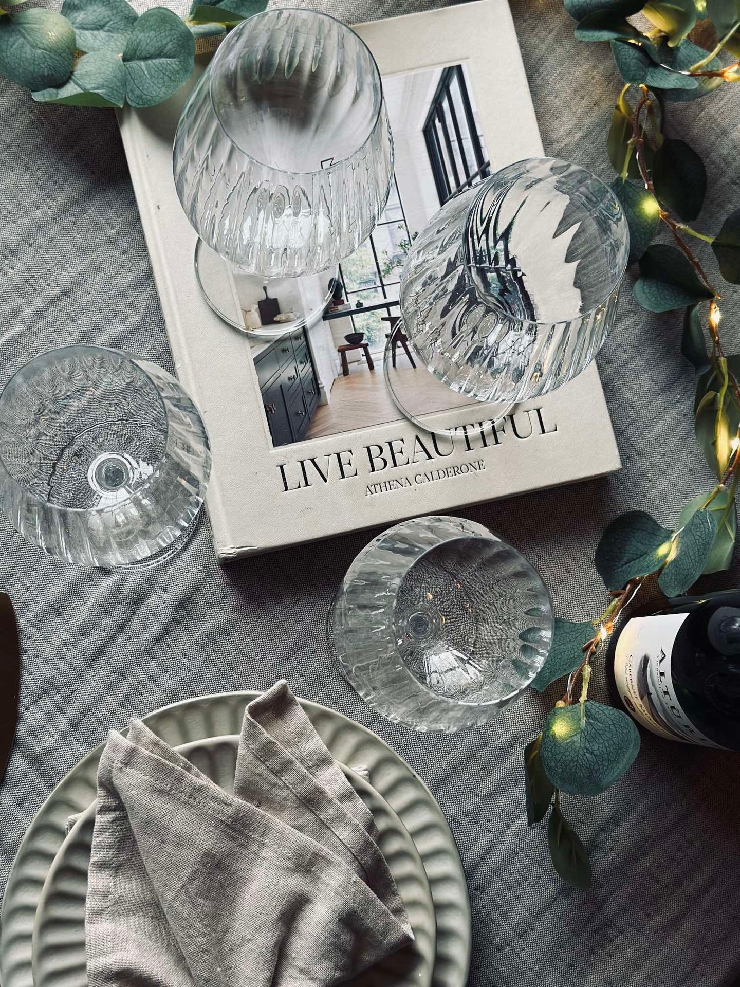 Rødvinsglass CRYSTAL - Sett med 4 stk.