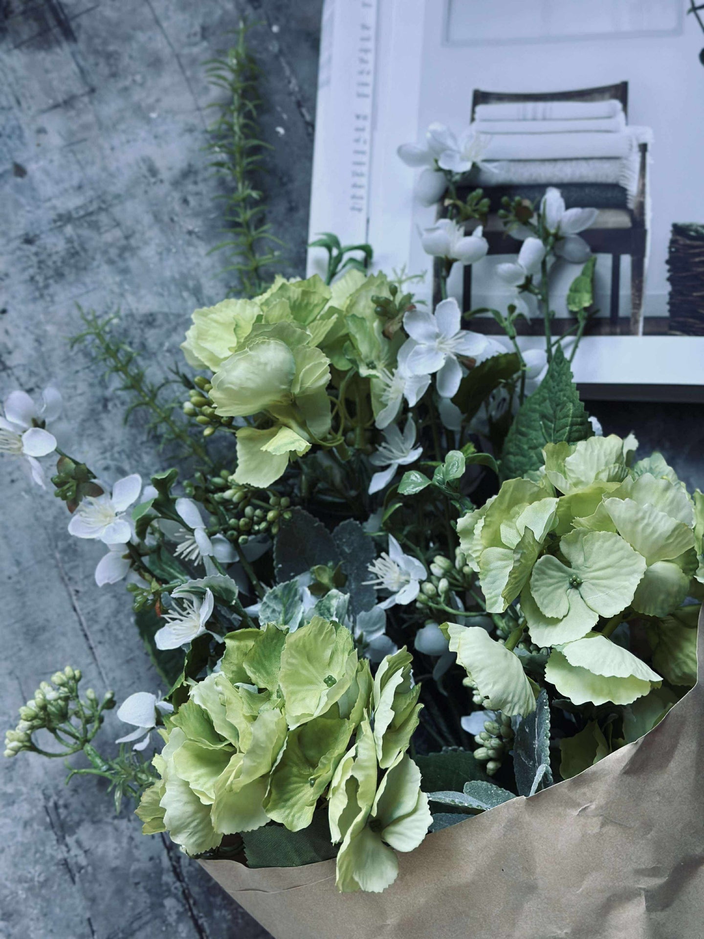 Bukett Hortensia - Lime