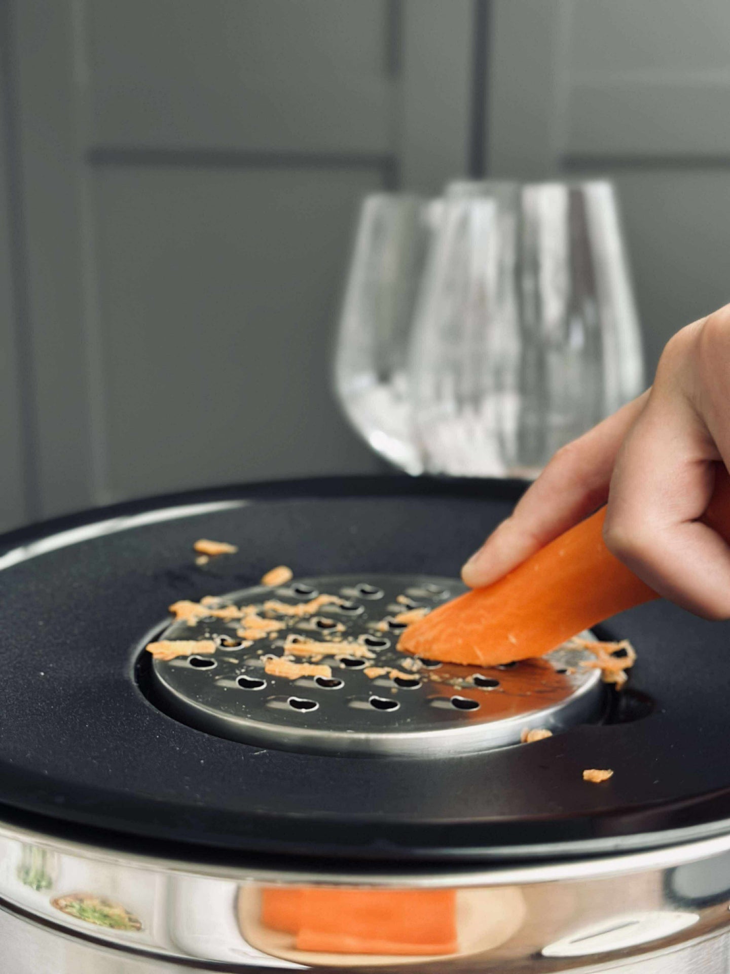 Bolle med skjærelokk - Rustfritt stål