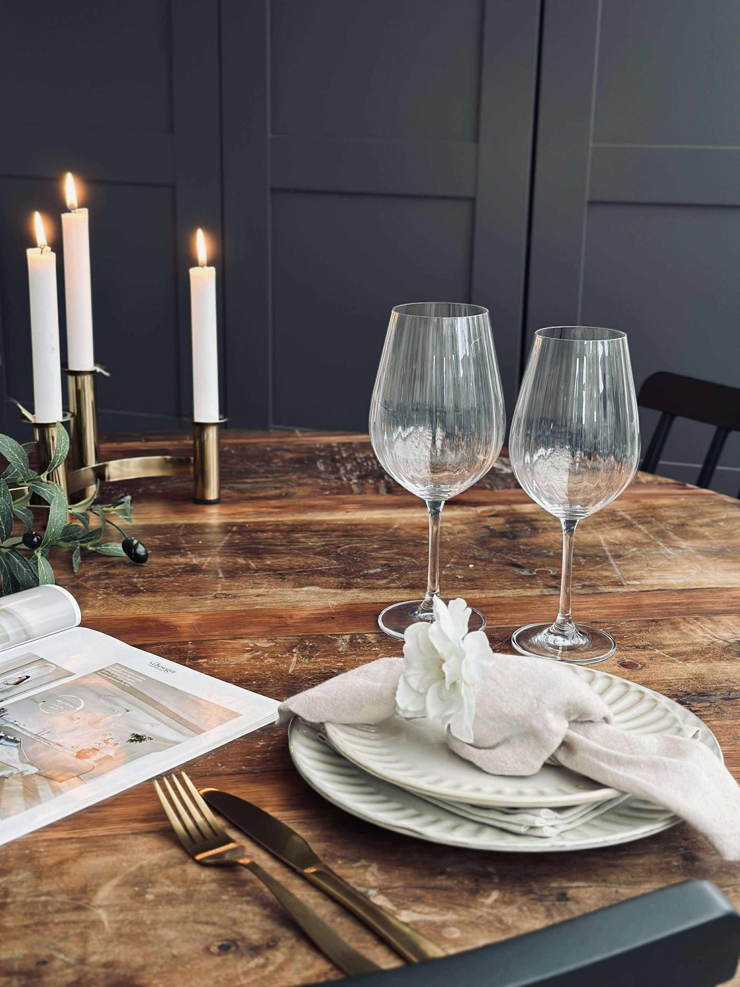Vinglass hvitvin  CRYSTAL - Sett med 4 stk.