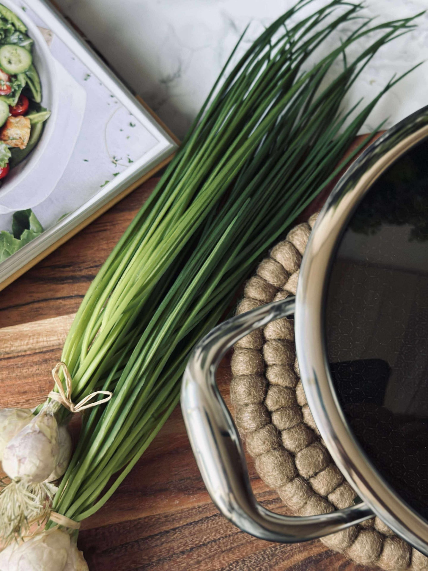 Bordbrikke DOTS - Mørk sand ull