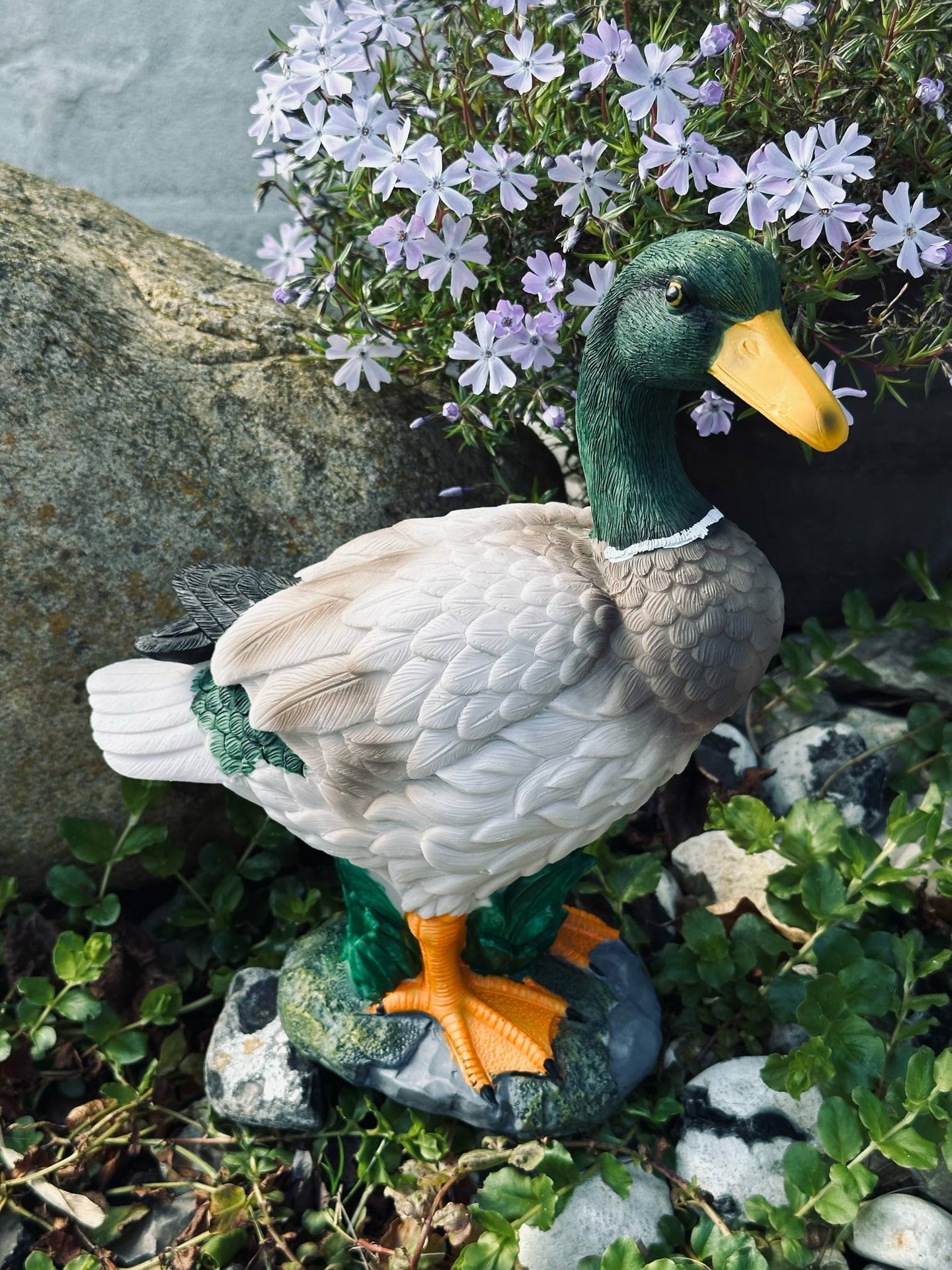 Hagefigur And - Grønn