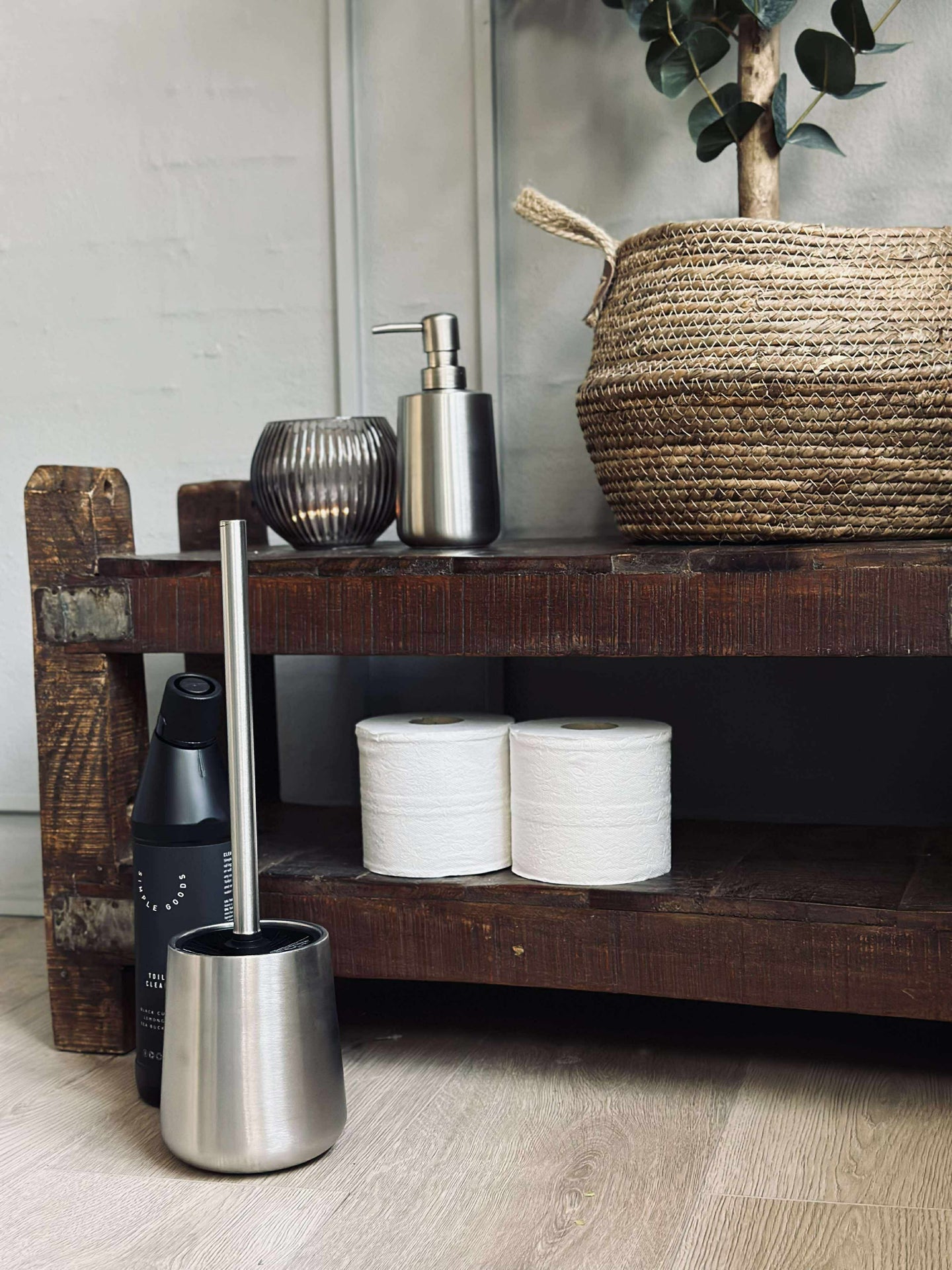 Baderomsbørste - Rustfritt stål