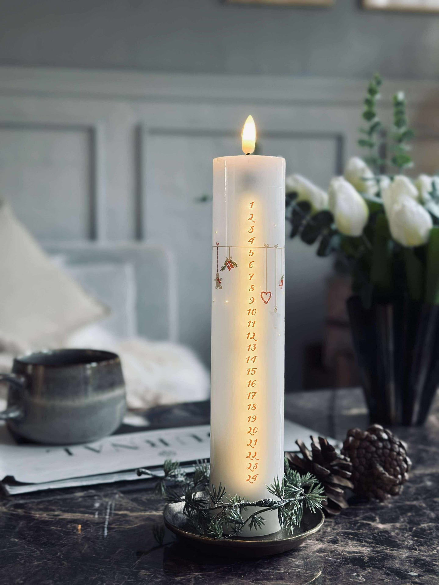 LED Kalenderlys TWINKLE inkl. fjernkontroll