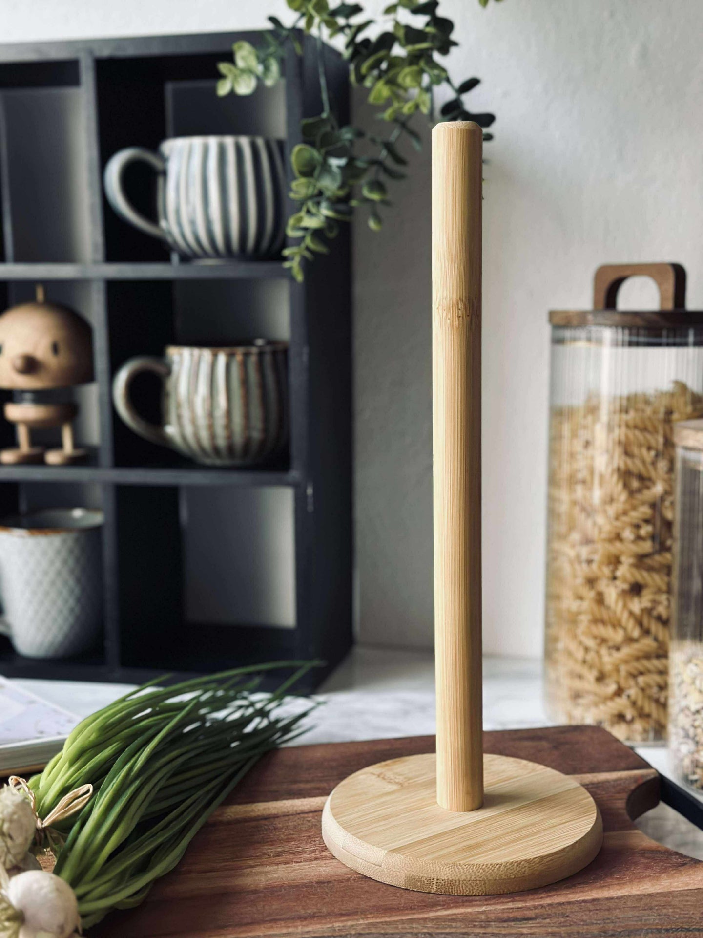 Kjøkkenrullholder bambus